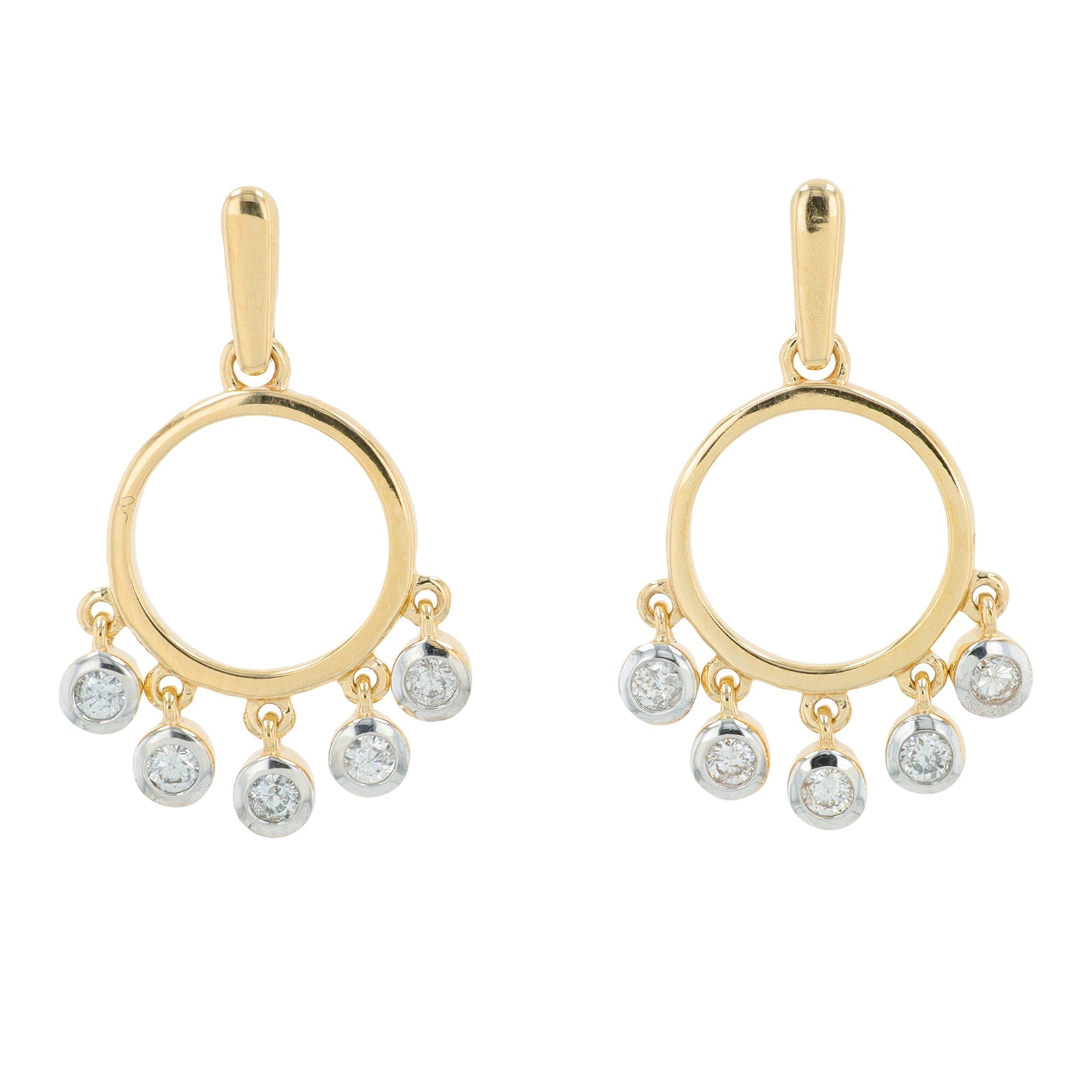 14K .21 CT Diamond Earrings<p><strong>More Colors Available</p></strong>