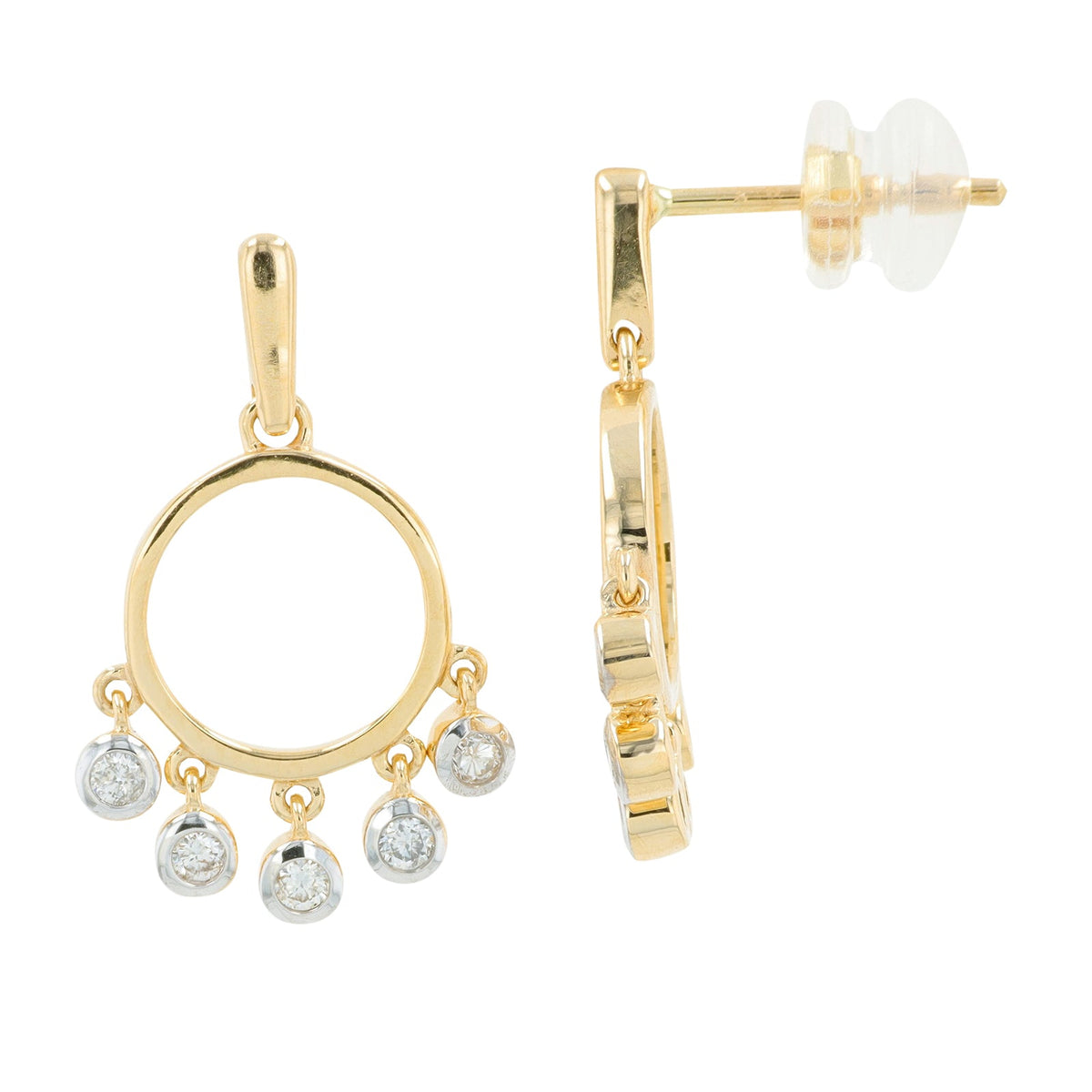 14K .21 CT Diamond Earrings<p><strong>More Colors Available</p></strong>
