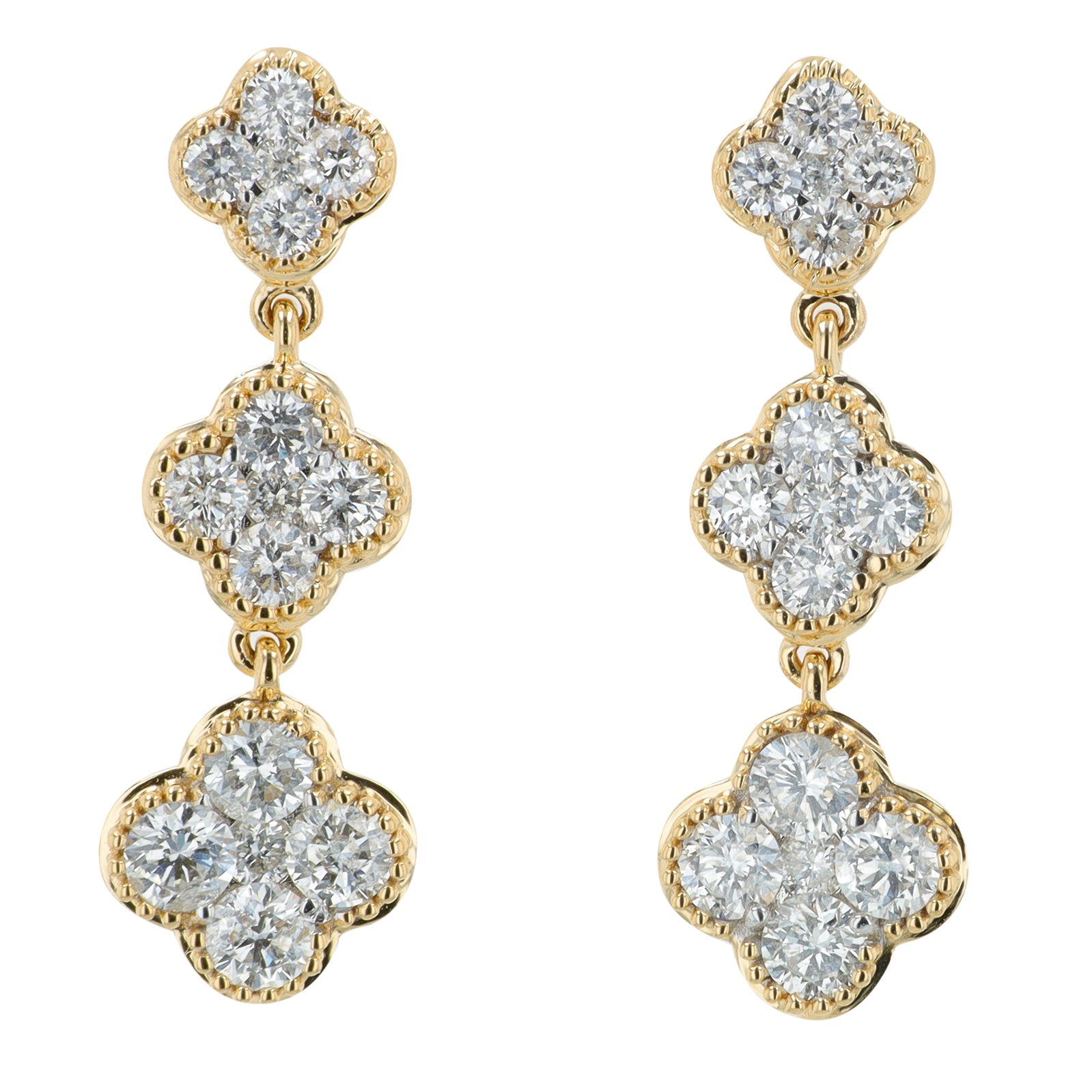 14K 1.07 CT Diamond Earrings<p><strong>More Colors Available</p></strong>