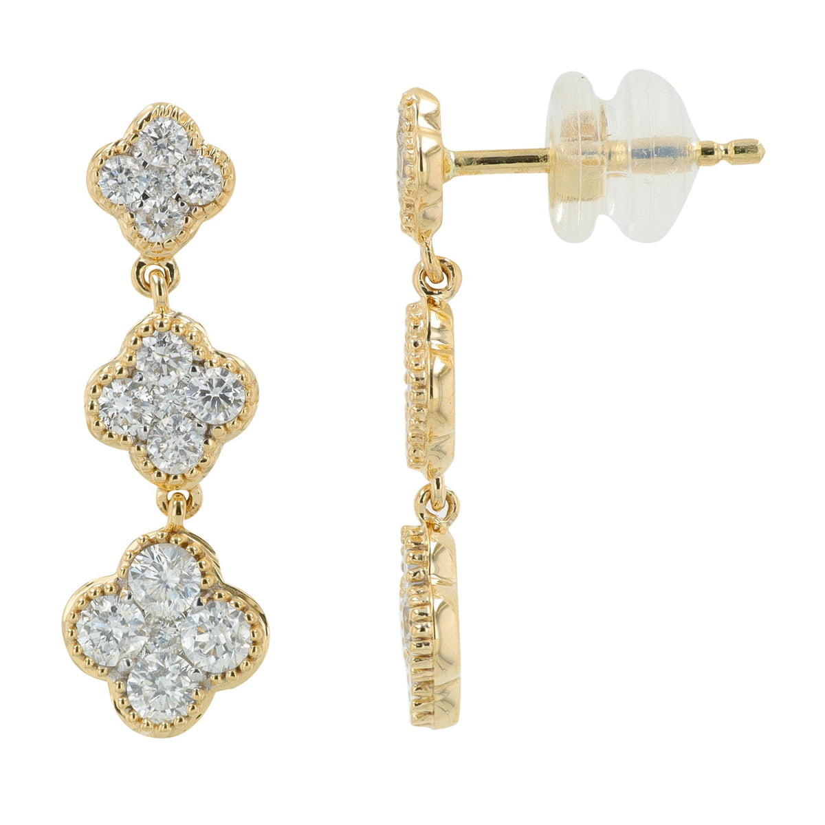 14K 1.07 CT Diamond Earrings<p><strong>More Colors Available</p></strong>
