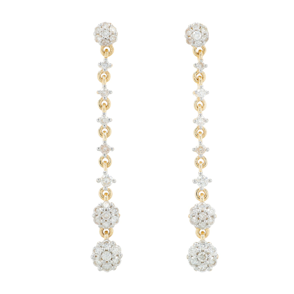 14K .50 CT Diamond Earrings<p><strong>More Colors Available</p></strong>