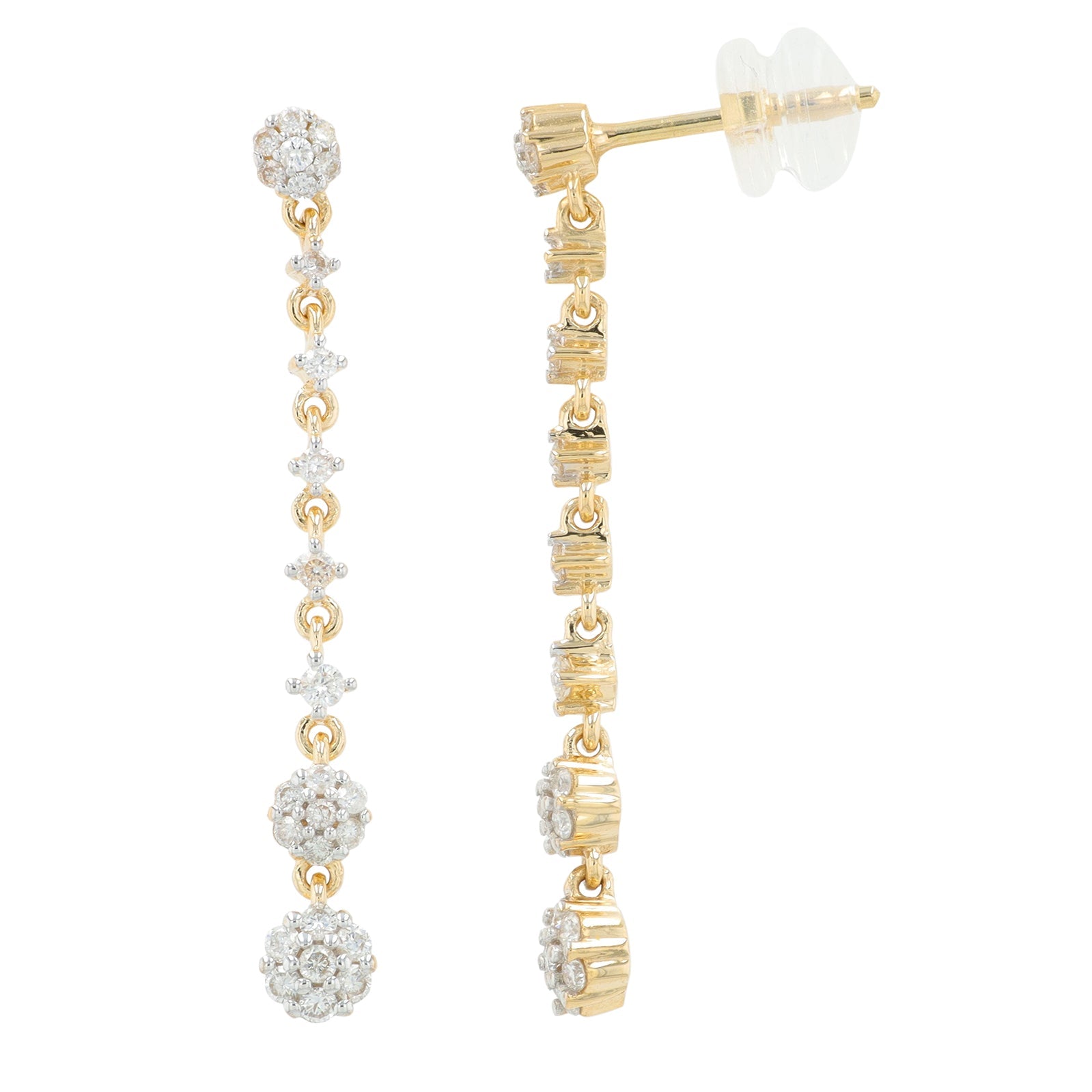 14K .50 CT Diamond Earrings<p><strong>More Colors Available</p></strong>