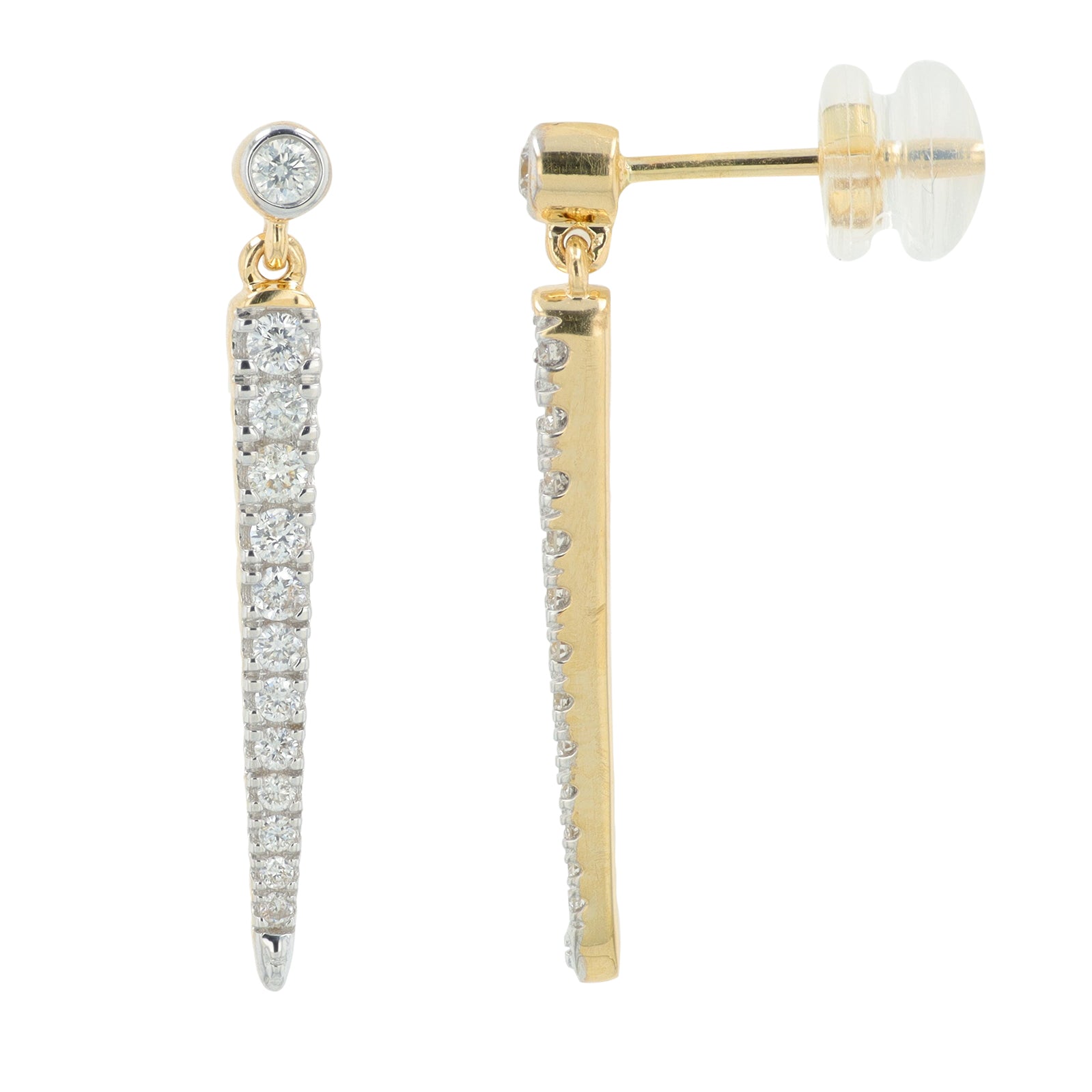 14K .45 CT Diamond Earrings<p><strong>More Colors Available</p></strong>