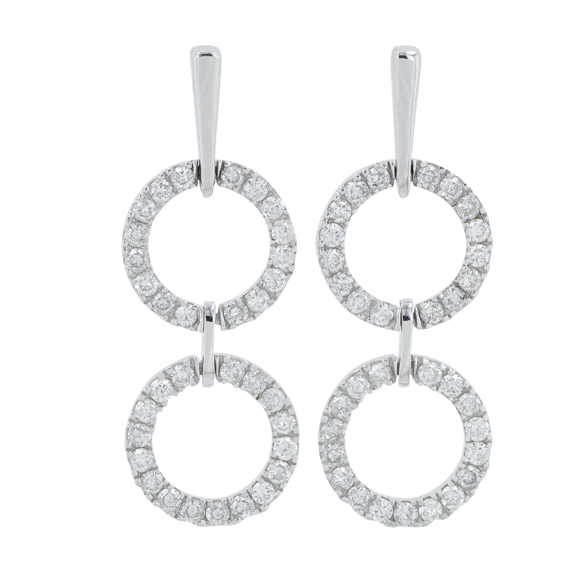 14K 1 CT Diamond Earrings<p><strong>More Colors Available</p></strong>
