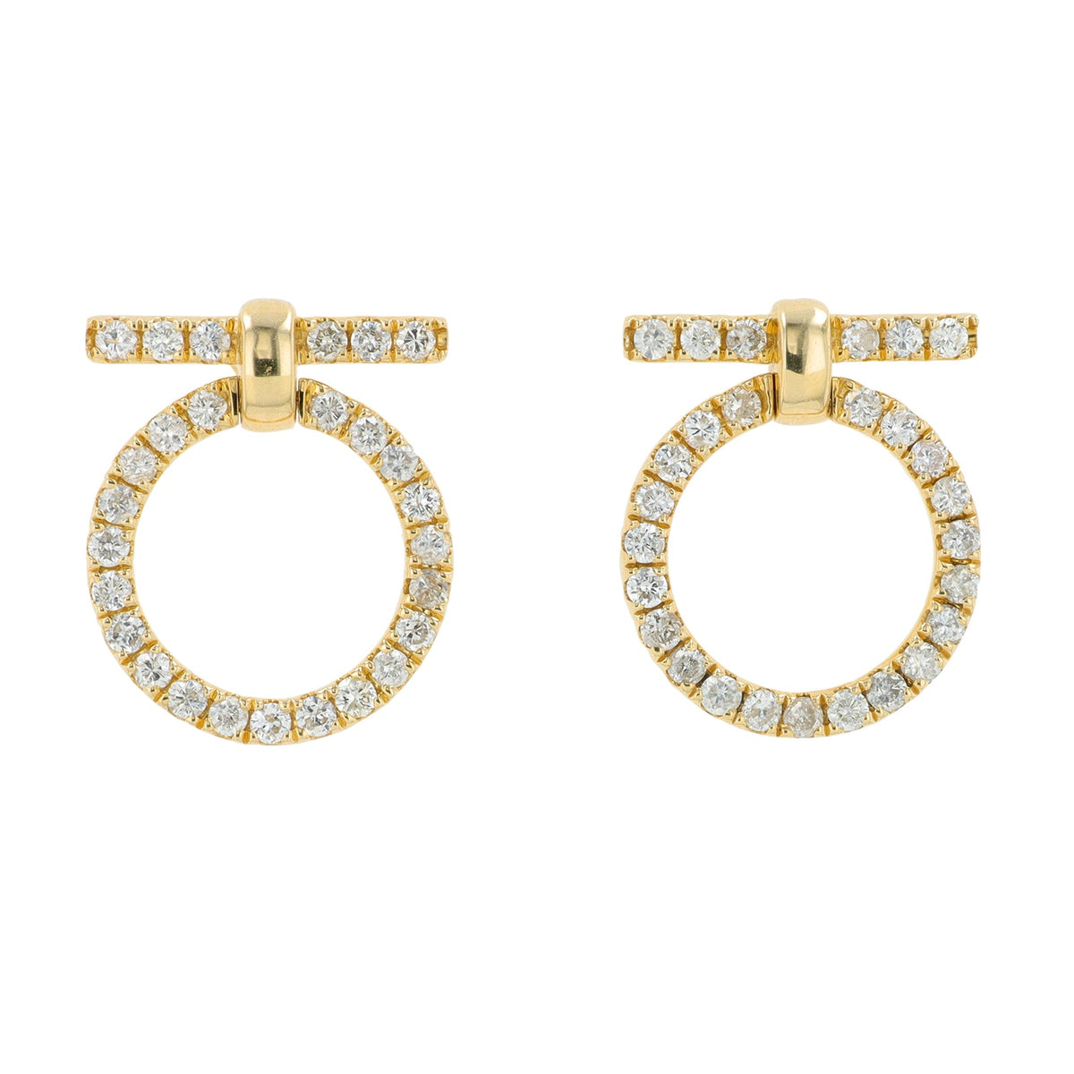 14K .75 CT Diamond Earrings<p><strong>More Colors Available</p></strong>