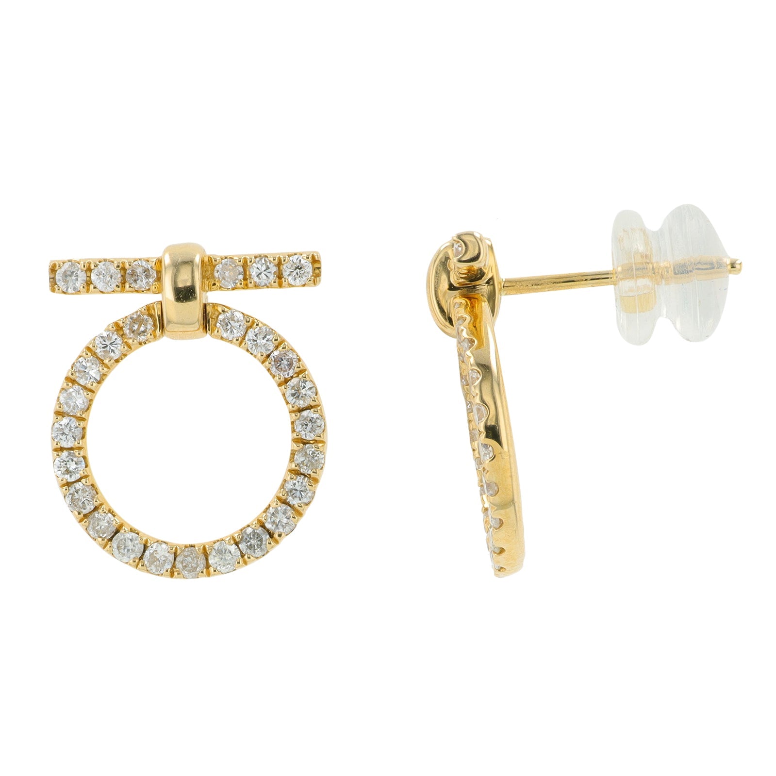 14K .75 CT Diamond Earrings<p><strong>More Colors Available</p></strong>