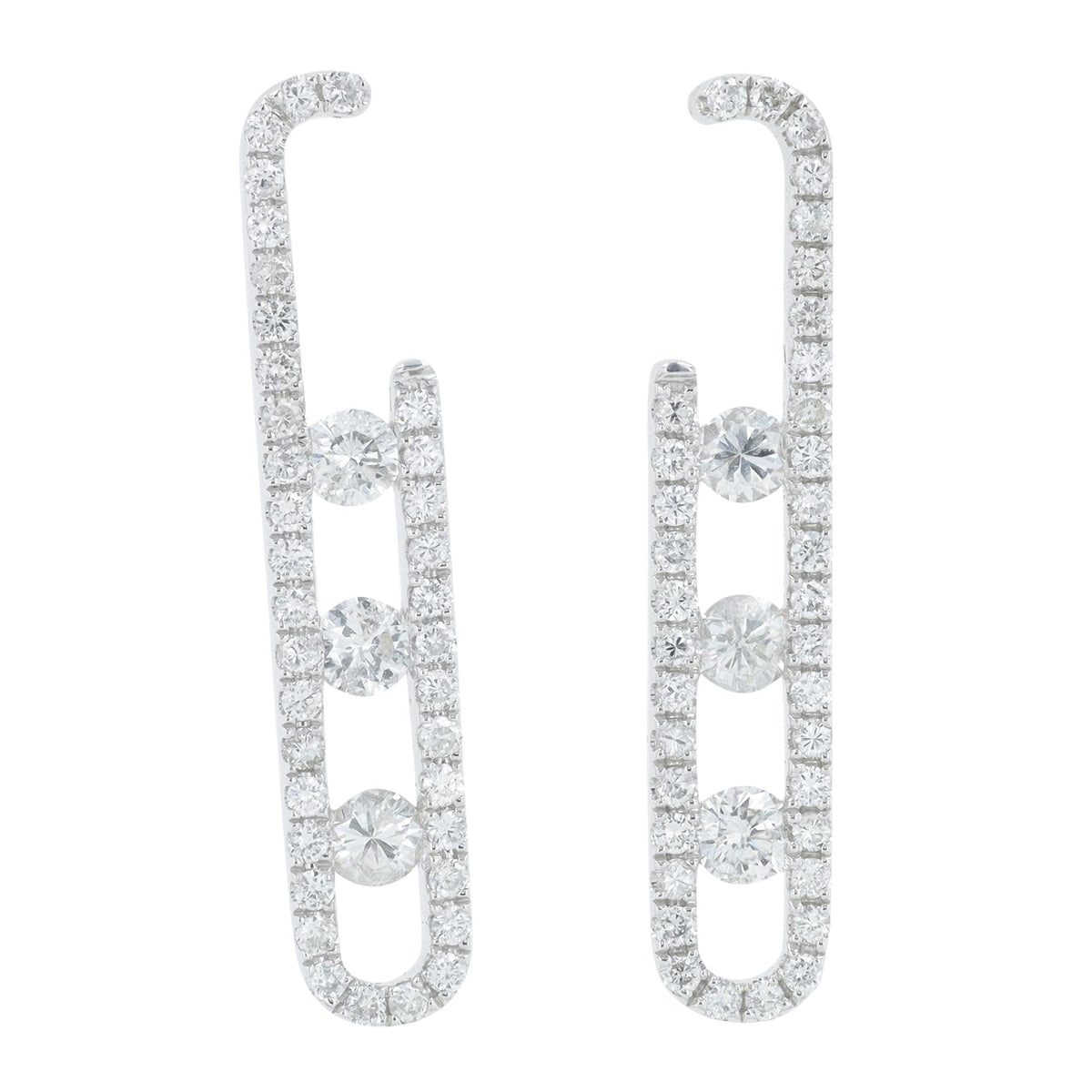 14K 1 CT Diamond Earrings<p><strong>More Colors Available</p></strong>