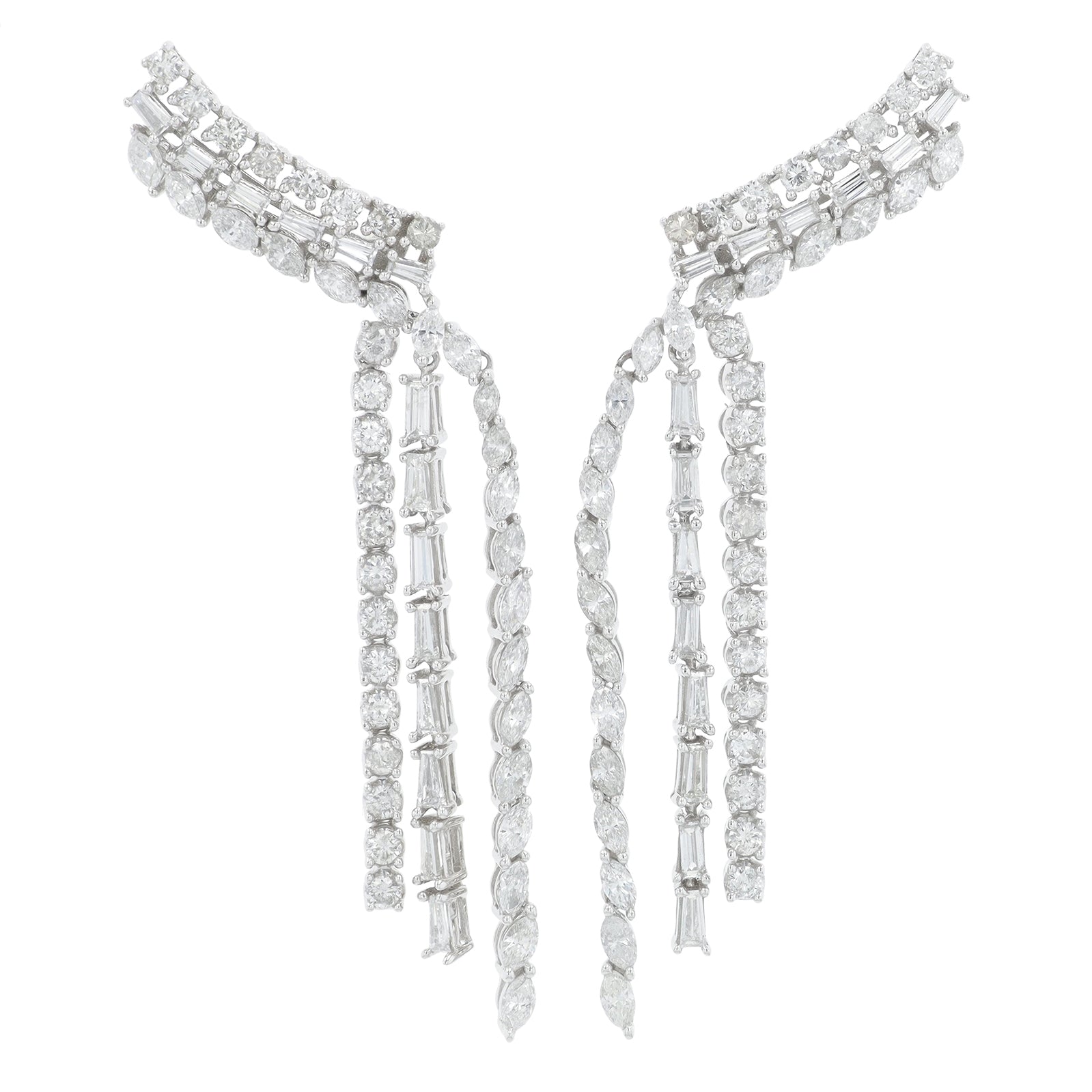 14K WG 4.50 CTW Diamond Earrings