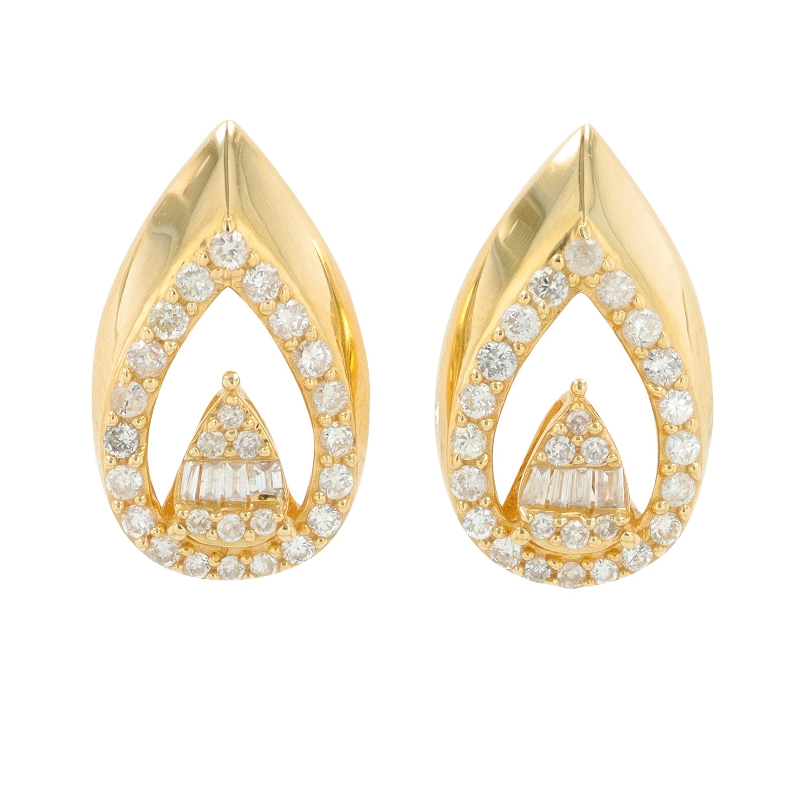14K .50 CTW Diamond Earrings<p><strong>More Colors Available</p></strong>