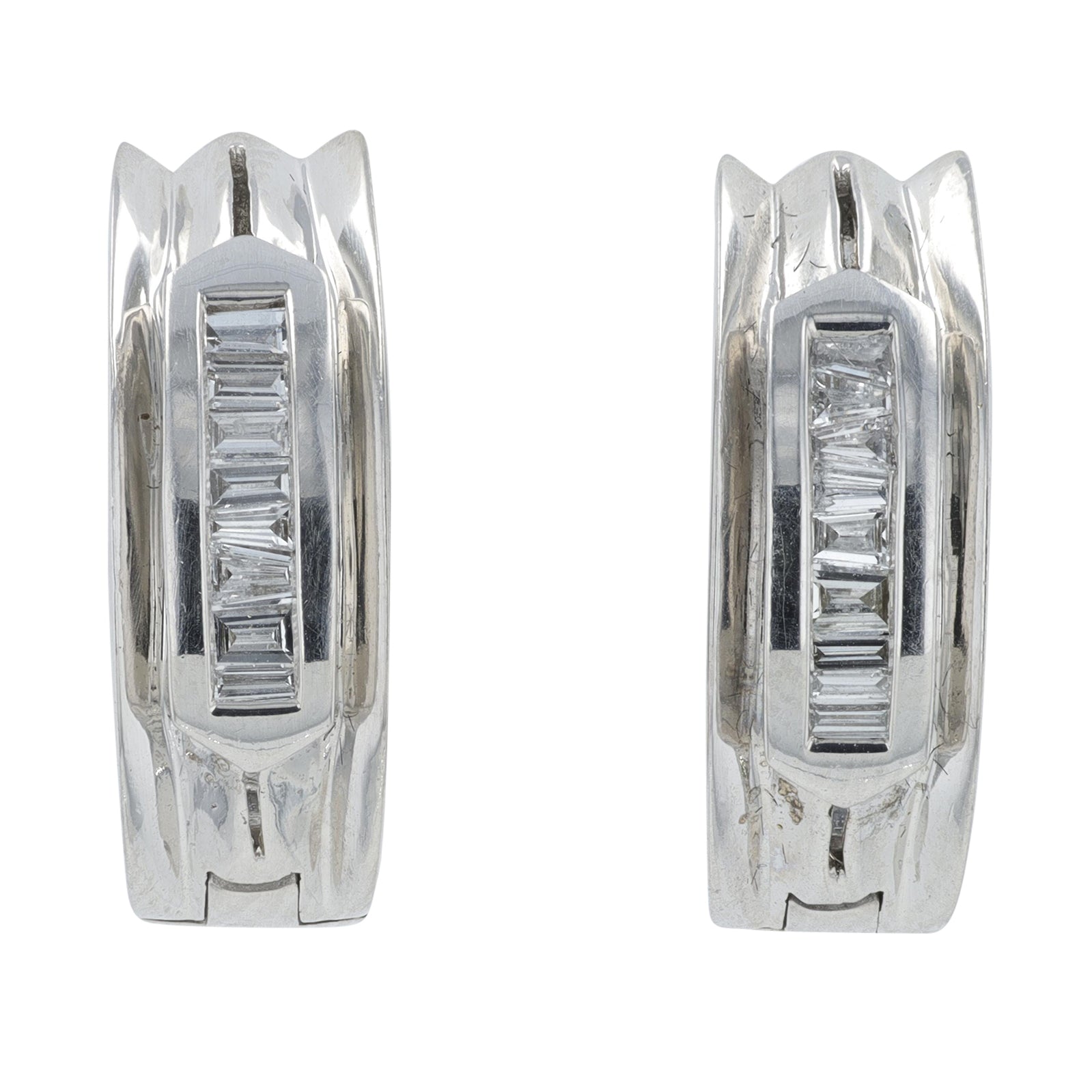 14K WG .40 CTW Diamond Earrings