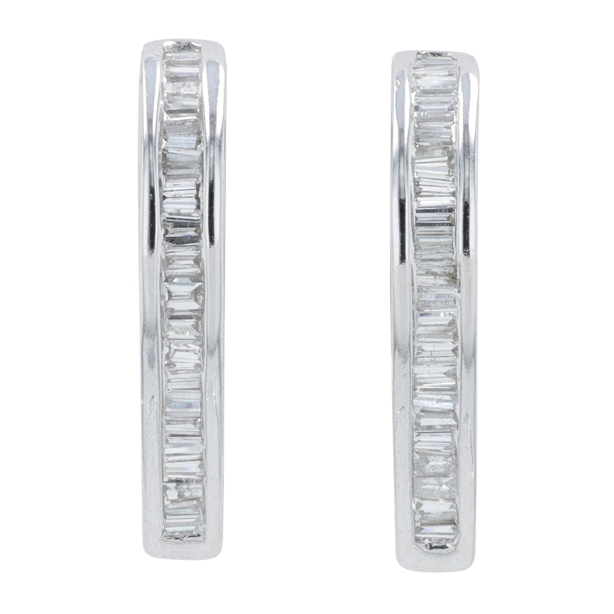 14K .55 CT Diamond Hoops<p><strong>More Colors Available</p></strong>