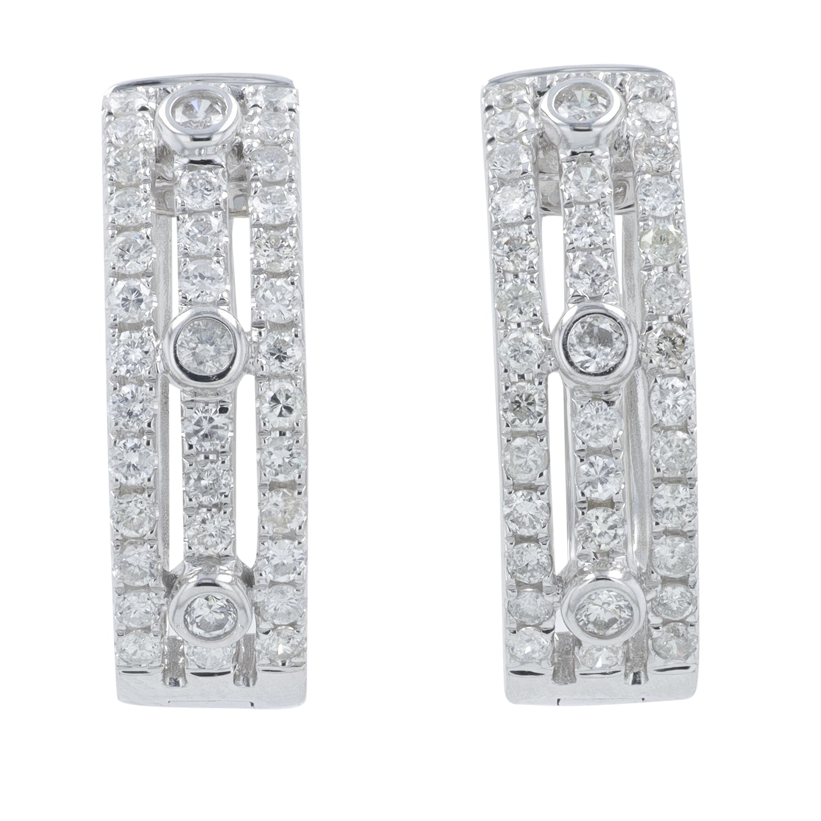 14K 1 CT Diamond Earrings<p><strong>More Colors Available</p></strong>