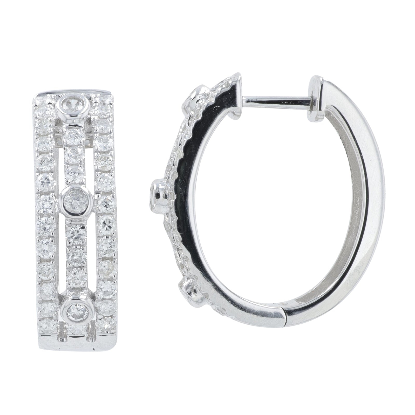 14K 1 CT Diamond Earrings<p><strong>More Colors Available</p></strong>