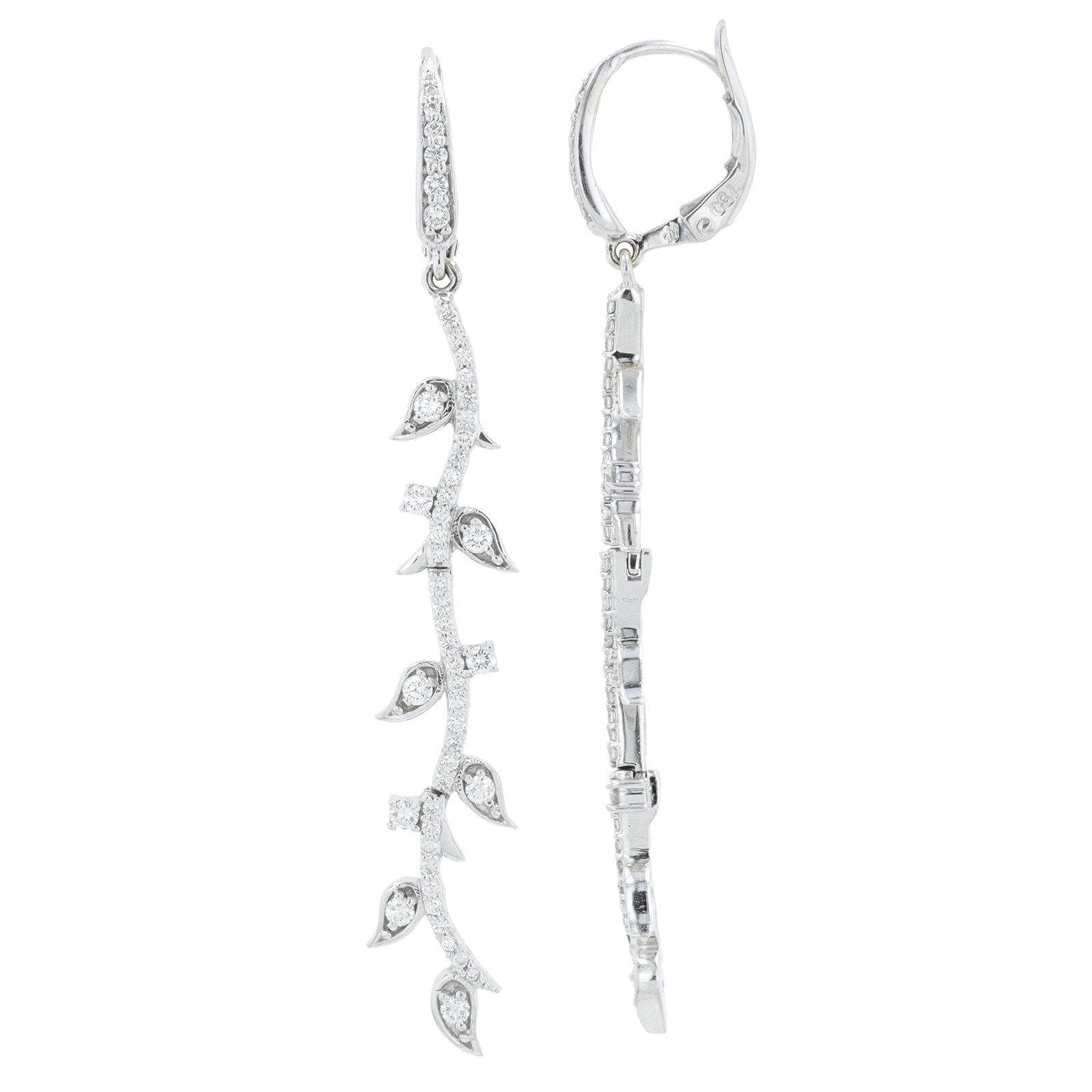 18K WG Penny Preville .95 CTW Diamond Earrings