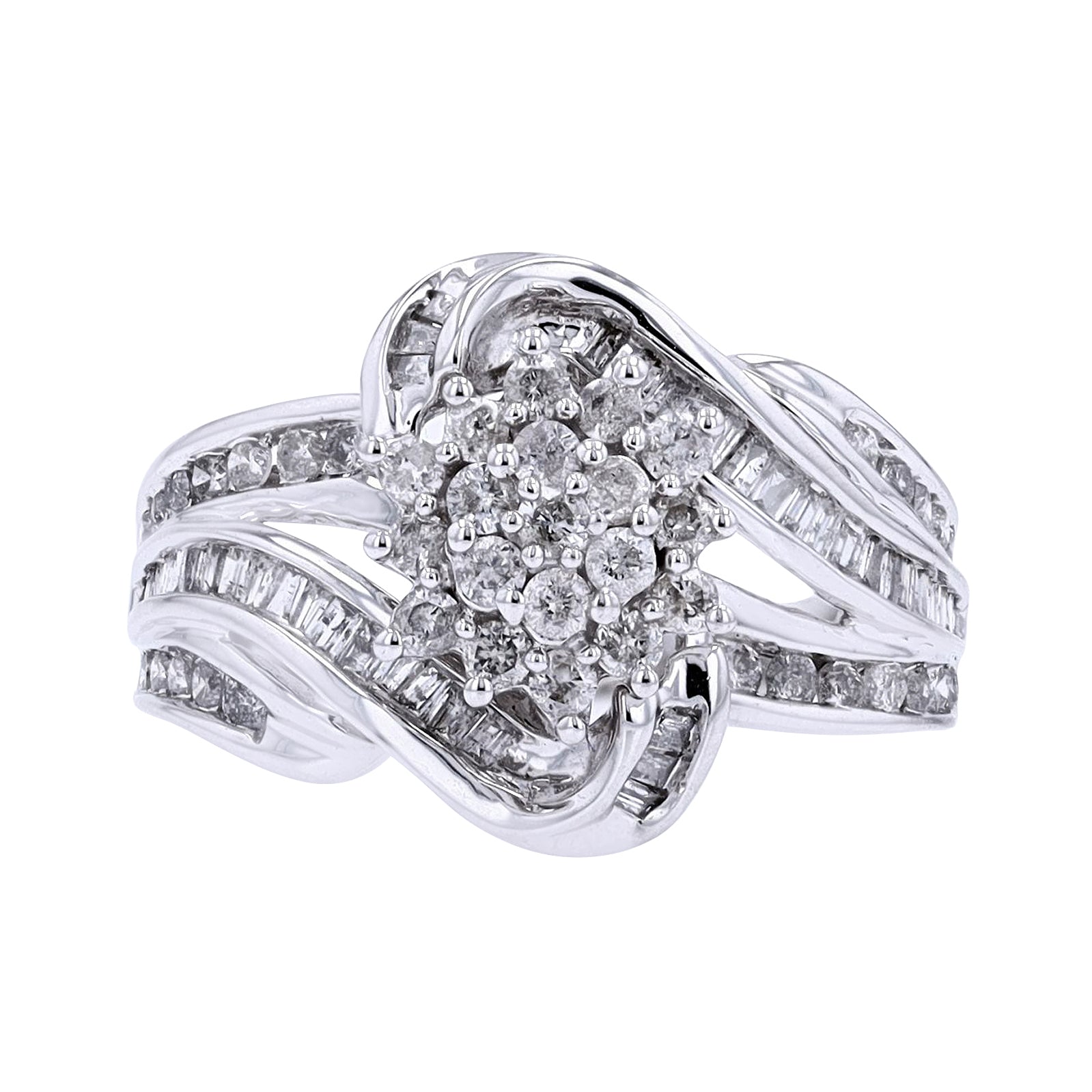 10K WG 1 CT Cluster Ring