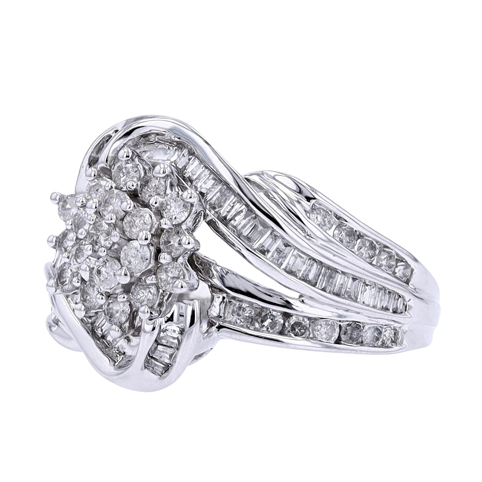 10K WG 1 CT Cluster Ring