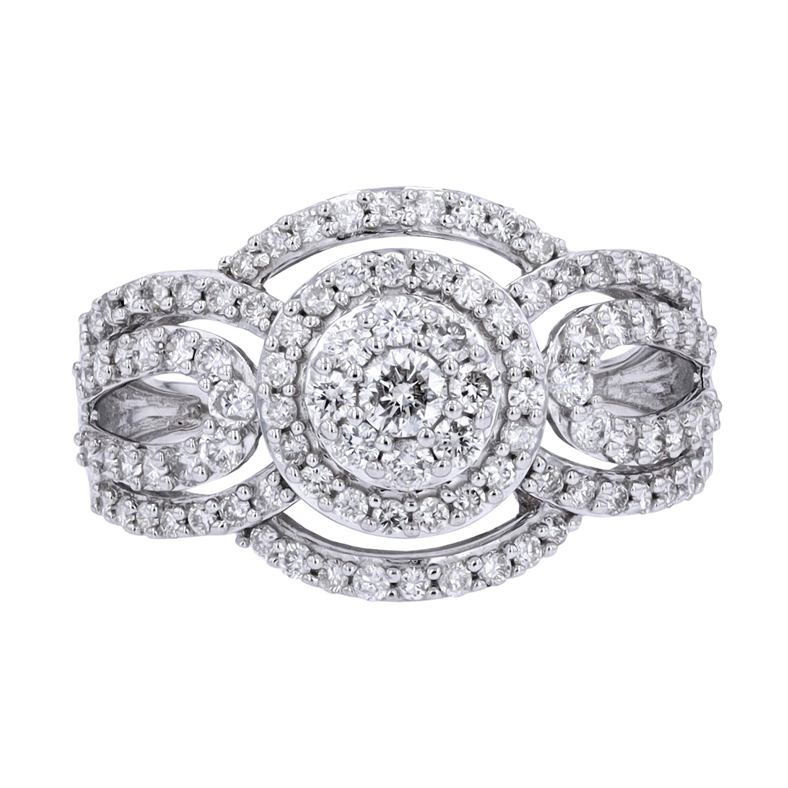10K WG 1 CT Diamond Ring