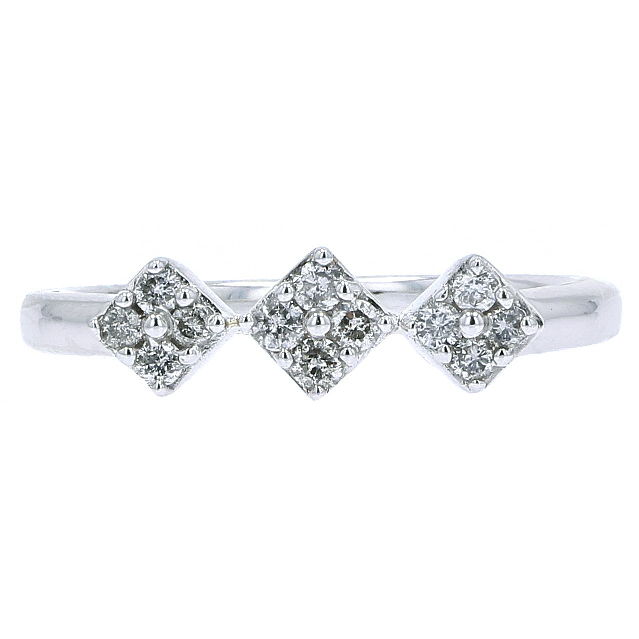 10K WG Diamond Pinky Ring