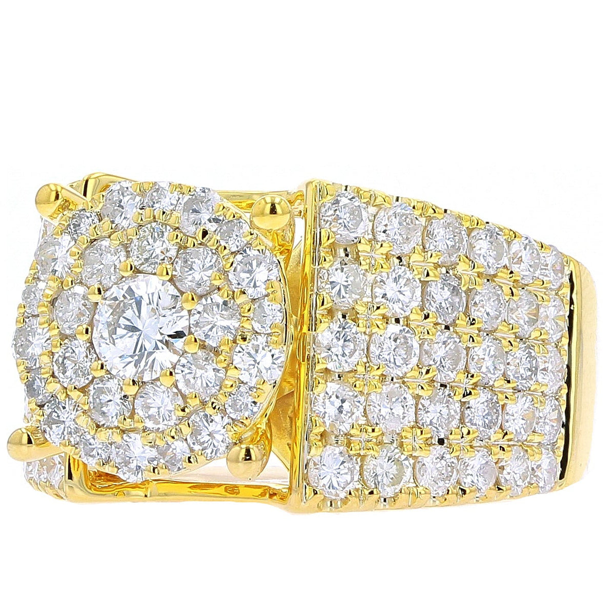 14K Diamond Cluster Cocktail Ring<p><strong>More Colors Available</p></strong>