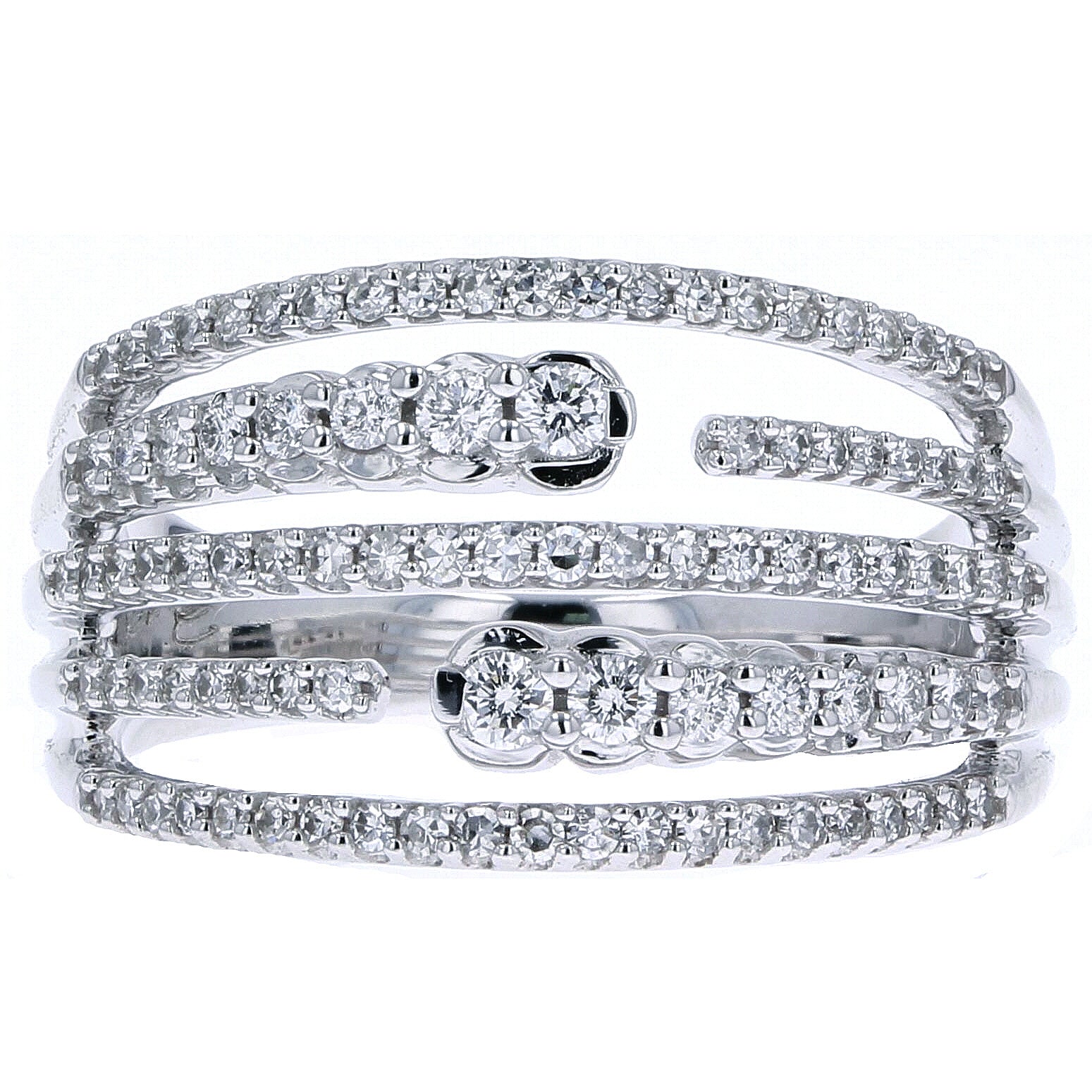 10K WG 1/2 CT Diamond Ring