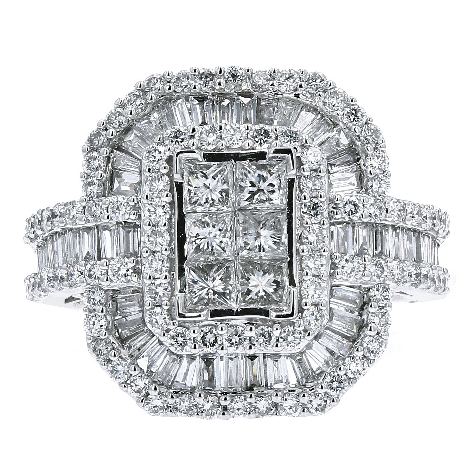 14K WG 2 CTW Diamond Ring