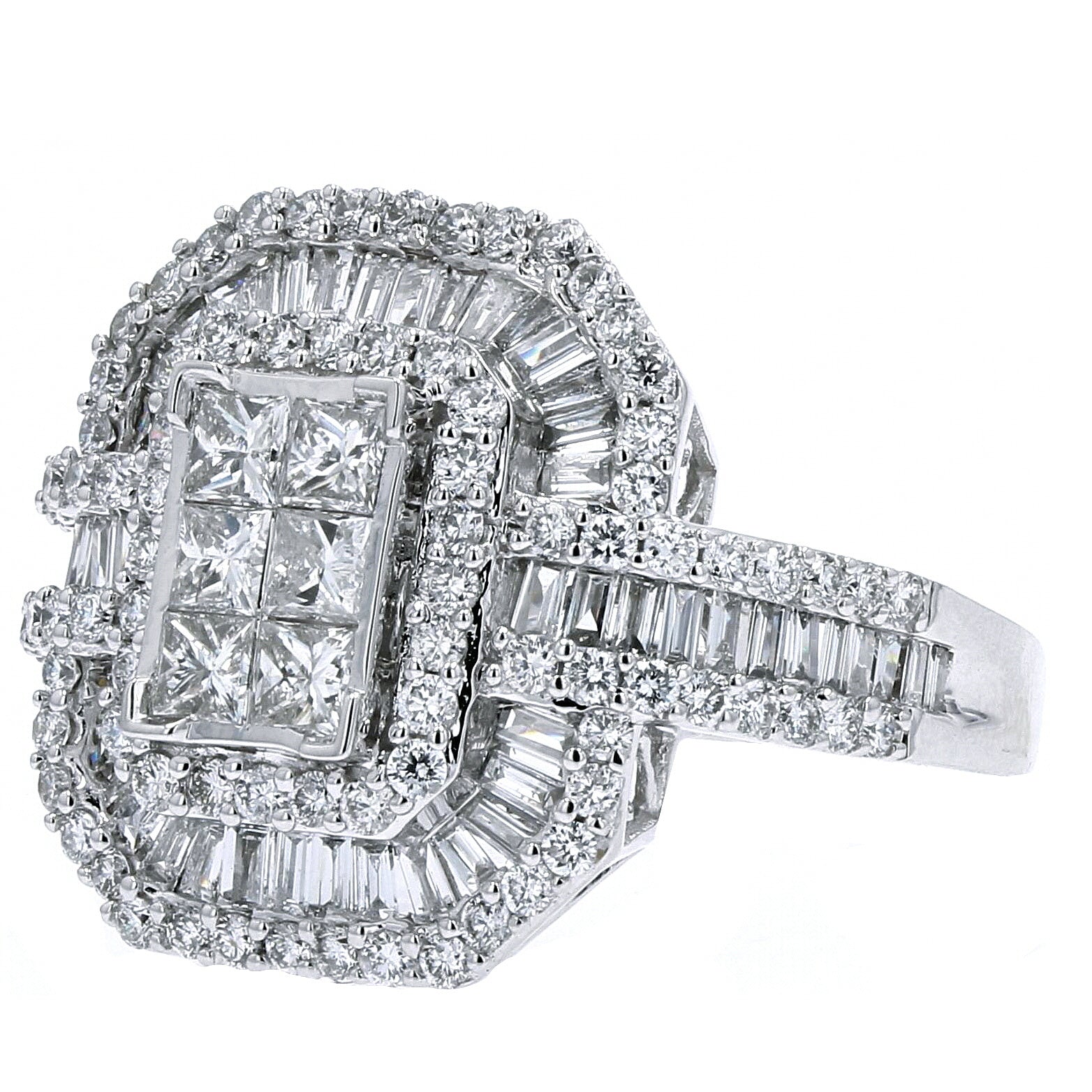 14K WG 2 CTW Diamond Ring