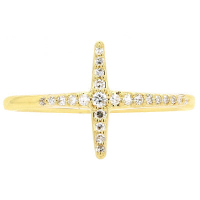10K YG Diamond Cross Ring<p><strong>$100</p></strong>