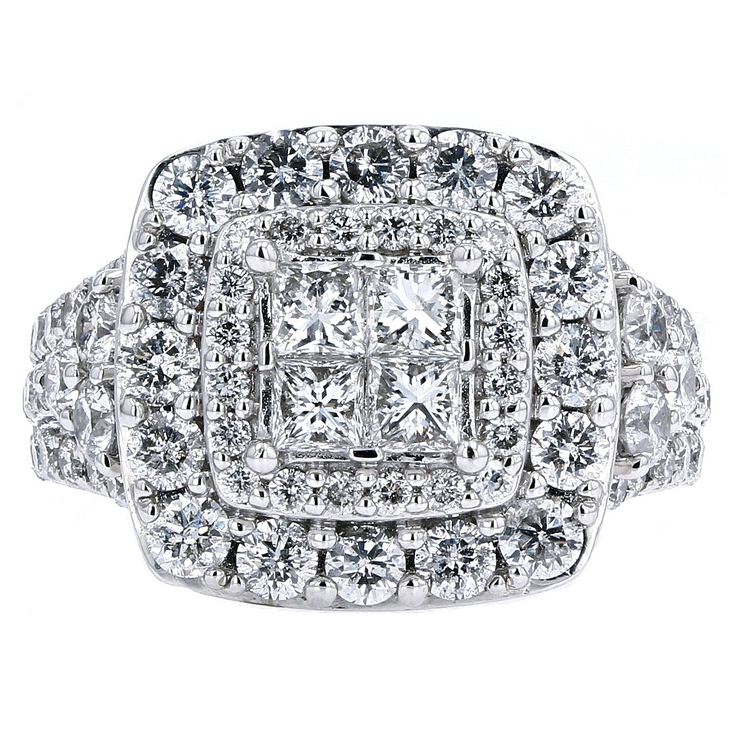14K WG Diamond Cocktail Ring
