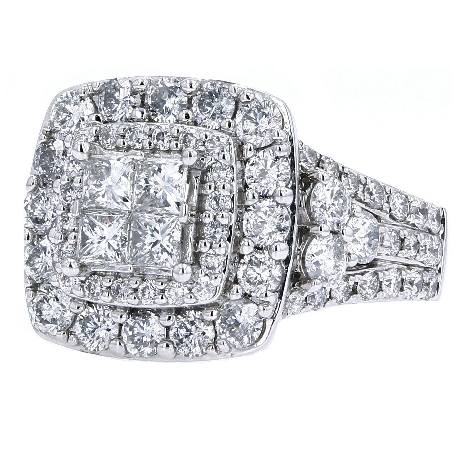 14K WG Diamond Cocktail Ring