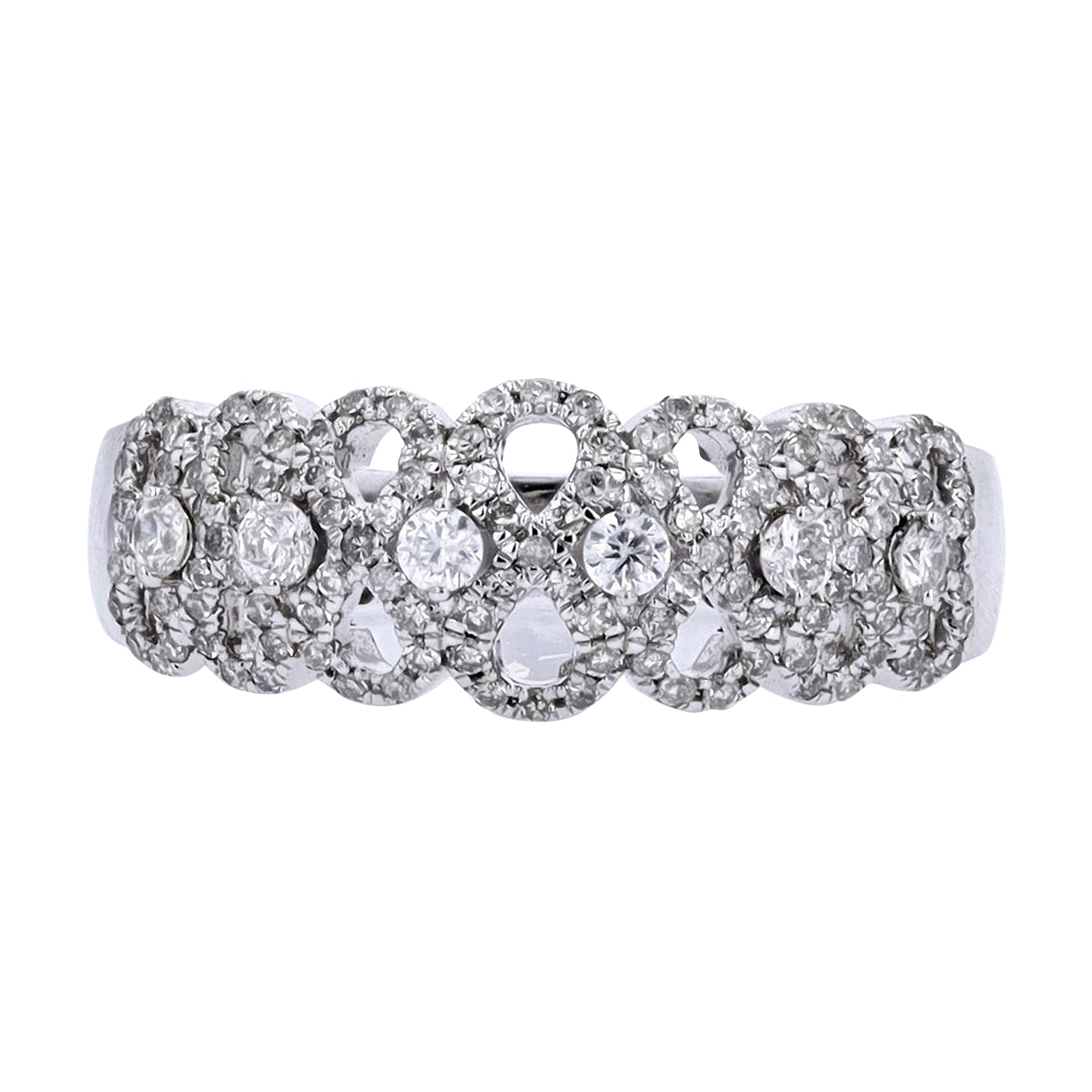 10K WG 1/2 CTW Diamond Ring