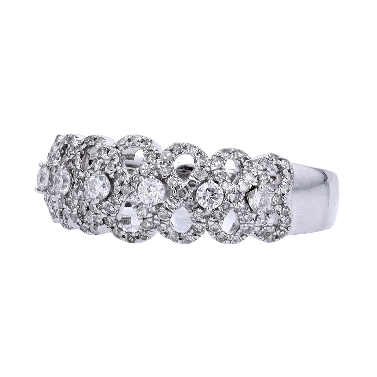 10K WG 1/2 CTW Diamond Ring