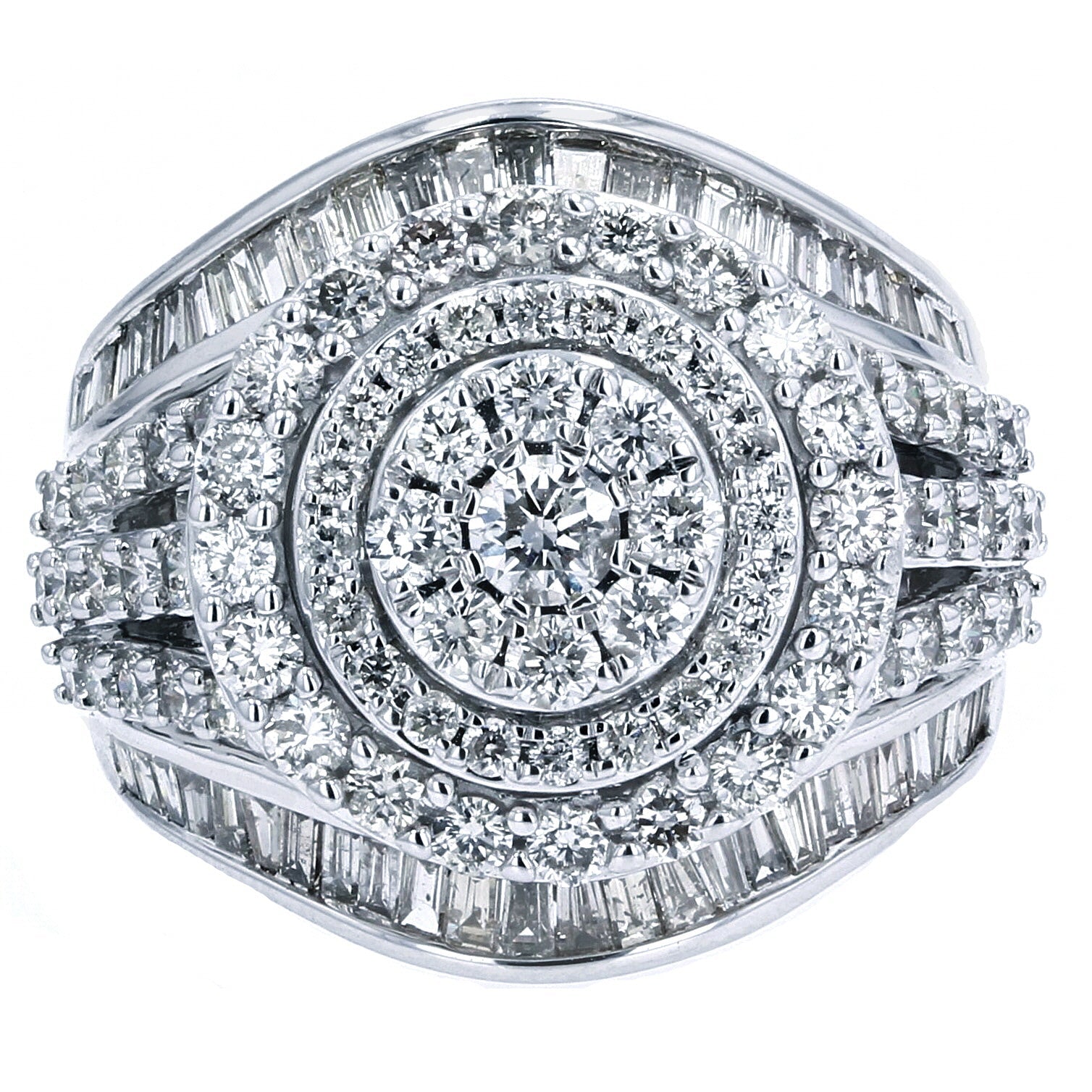 14K WG 2 CTW Diamond Ring