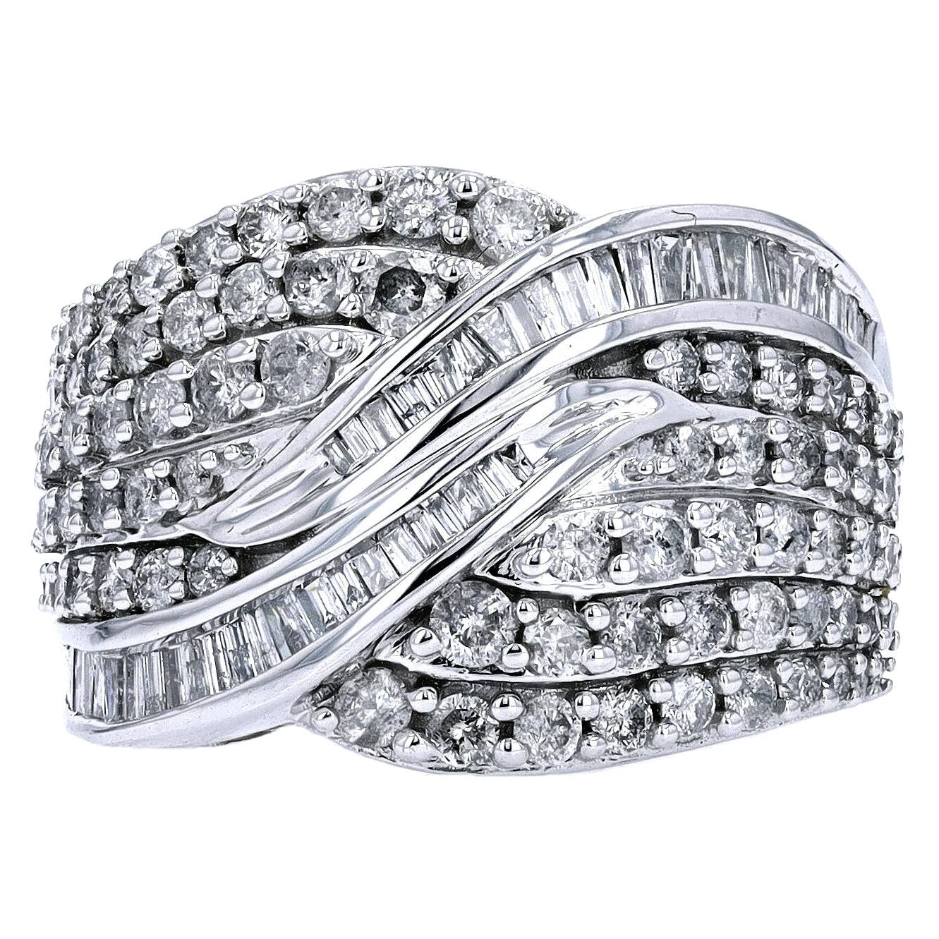 10K WG 2 CTW Diamond Ring
