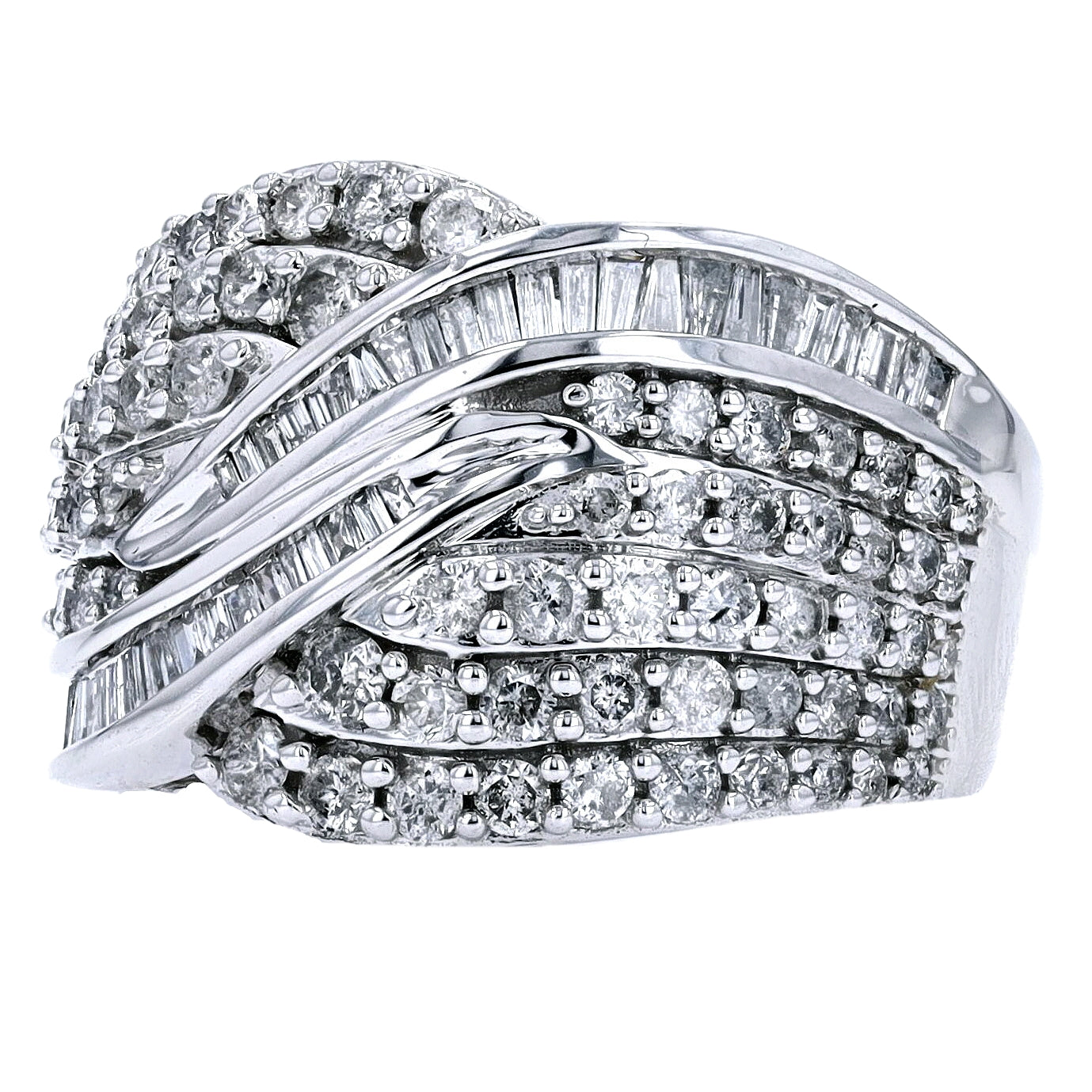 10K WG 2 CTW Diamond Ring
