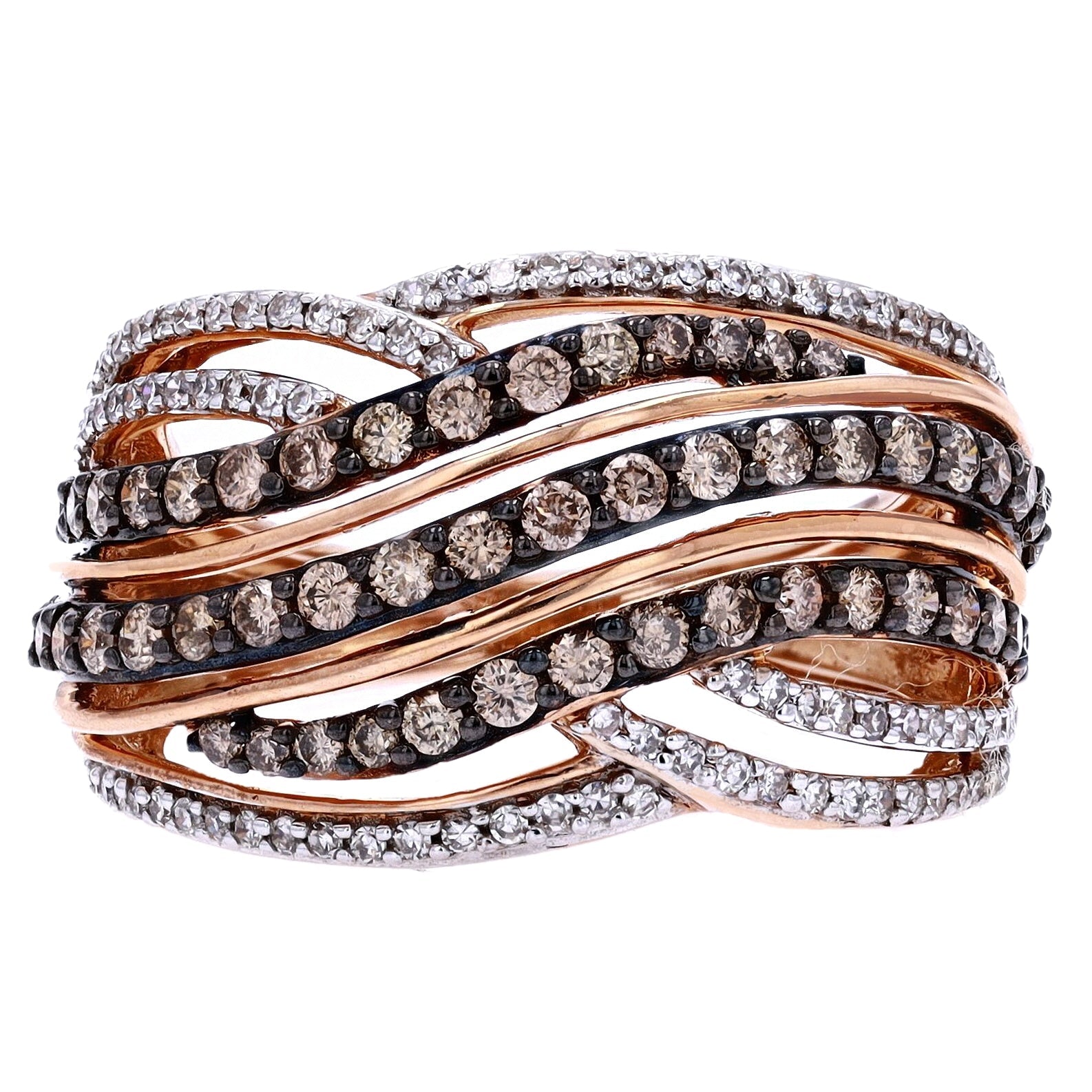 10K RG Chocolate Diamond Ring