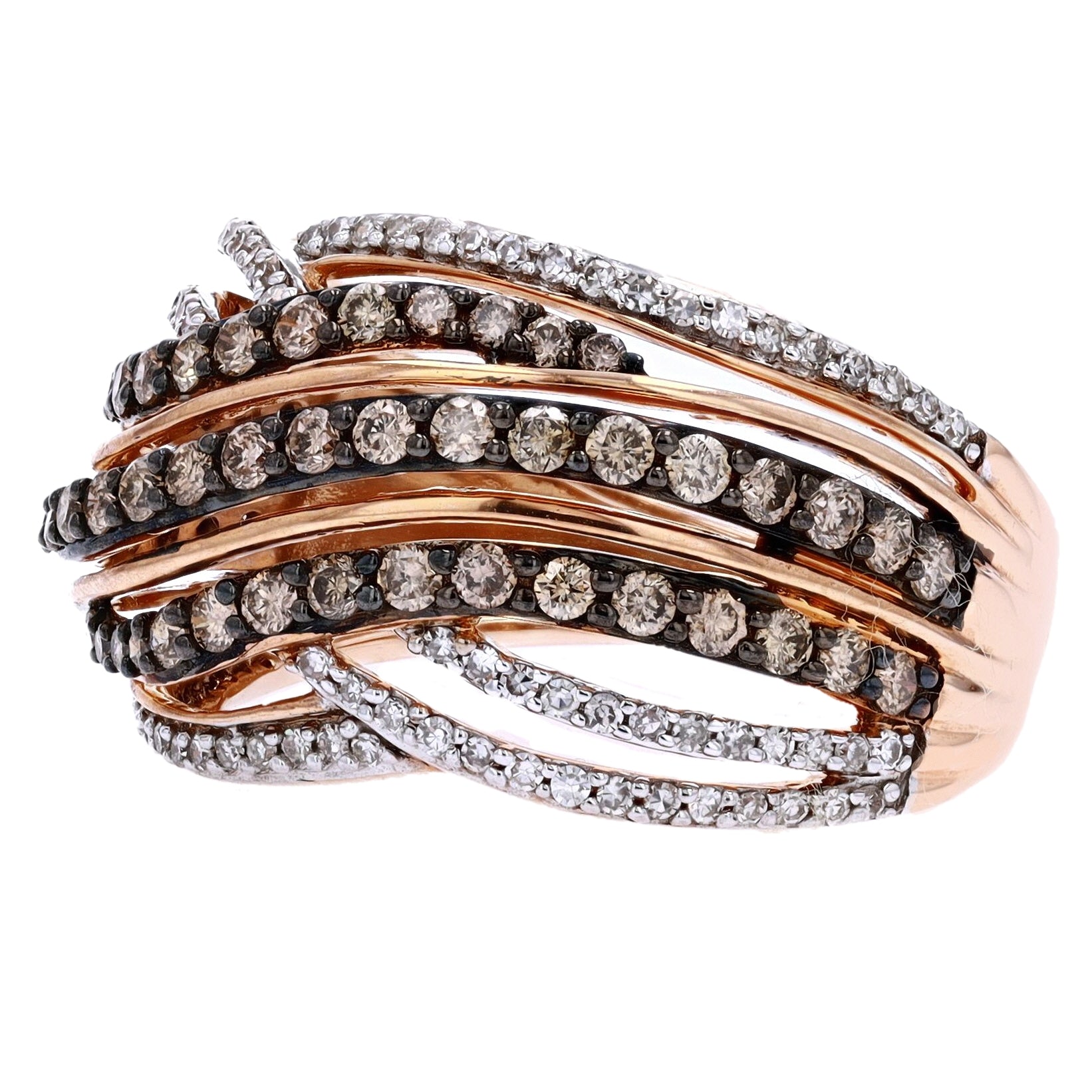 10K RG Chocolate Diamond Ring