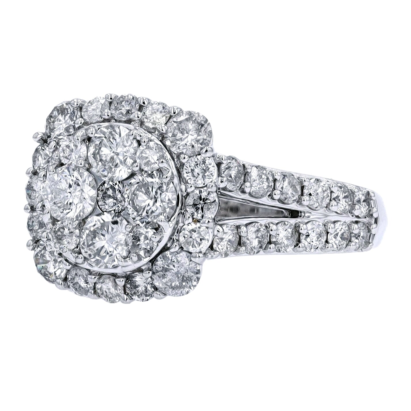 14K WG 2 CTW Diamond Ring