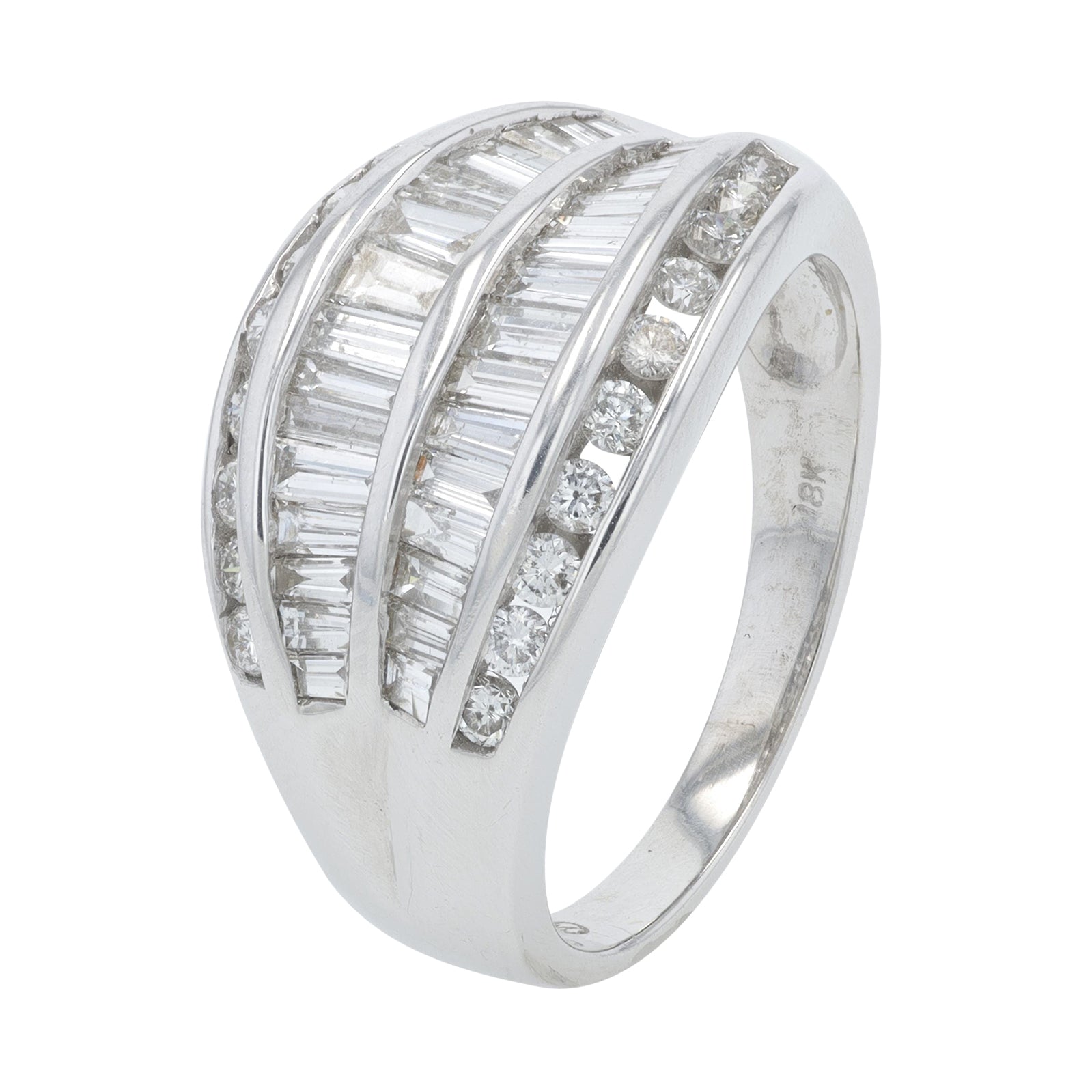 18K WG 1.50 CTW Diamond Ring