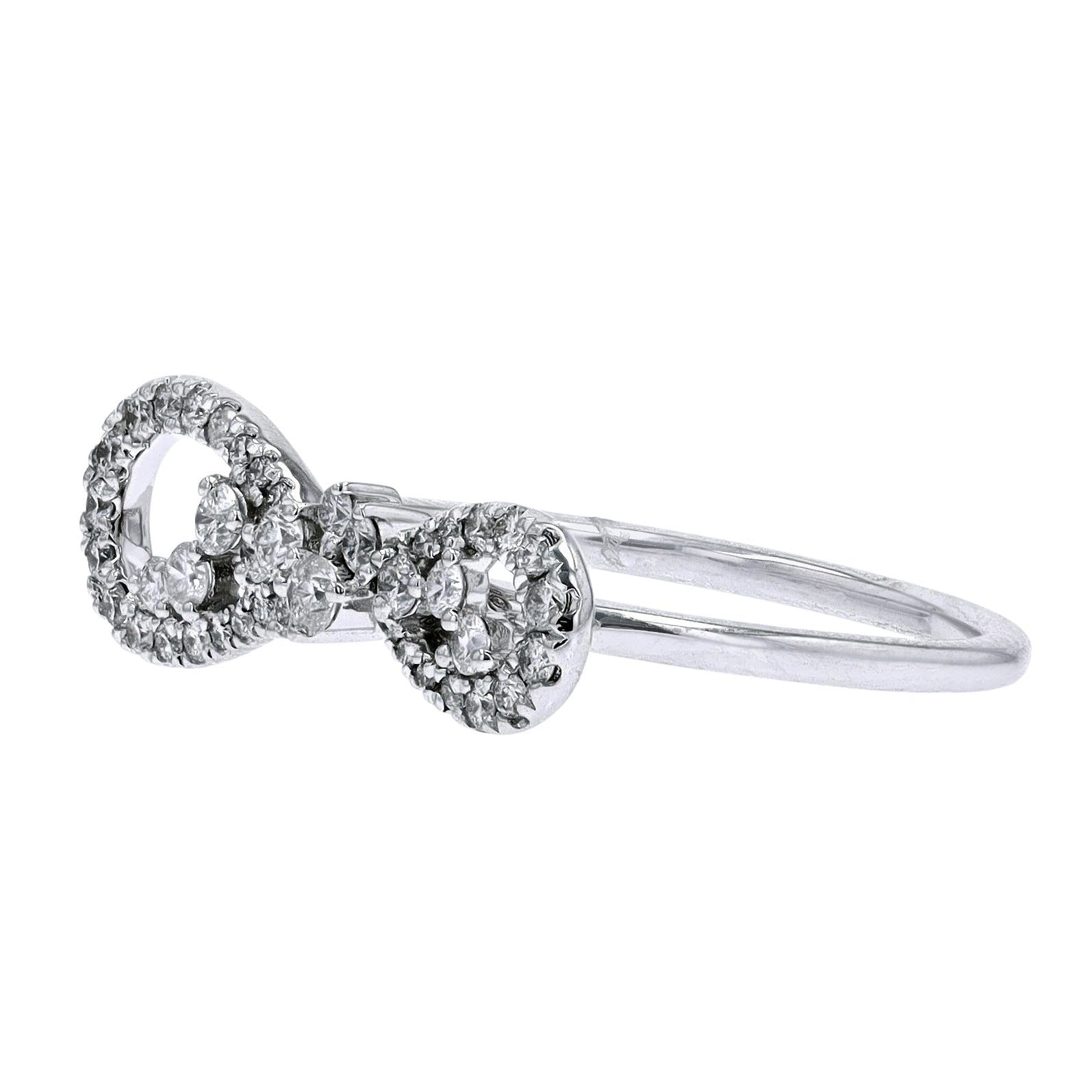 10K WG Diamond Infinity Ring