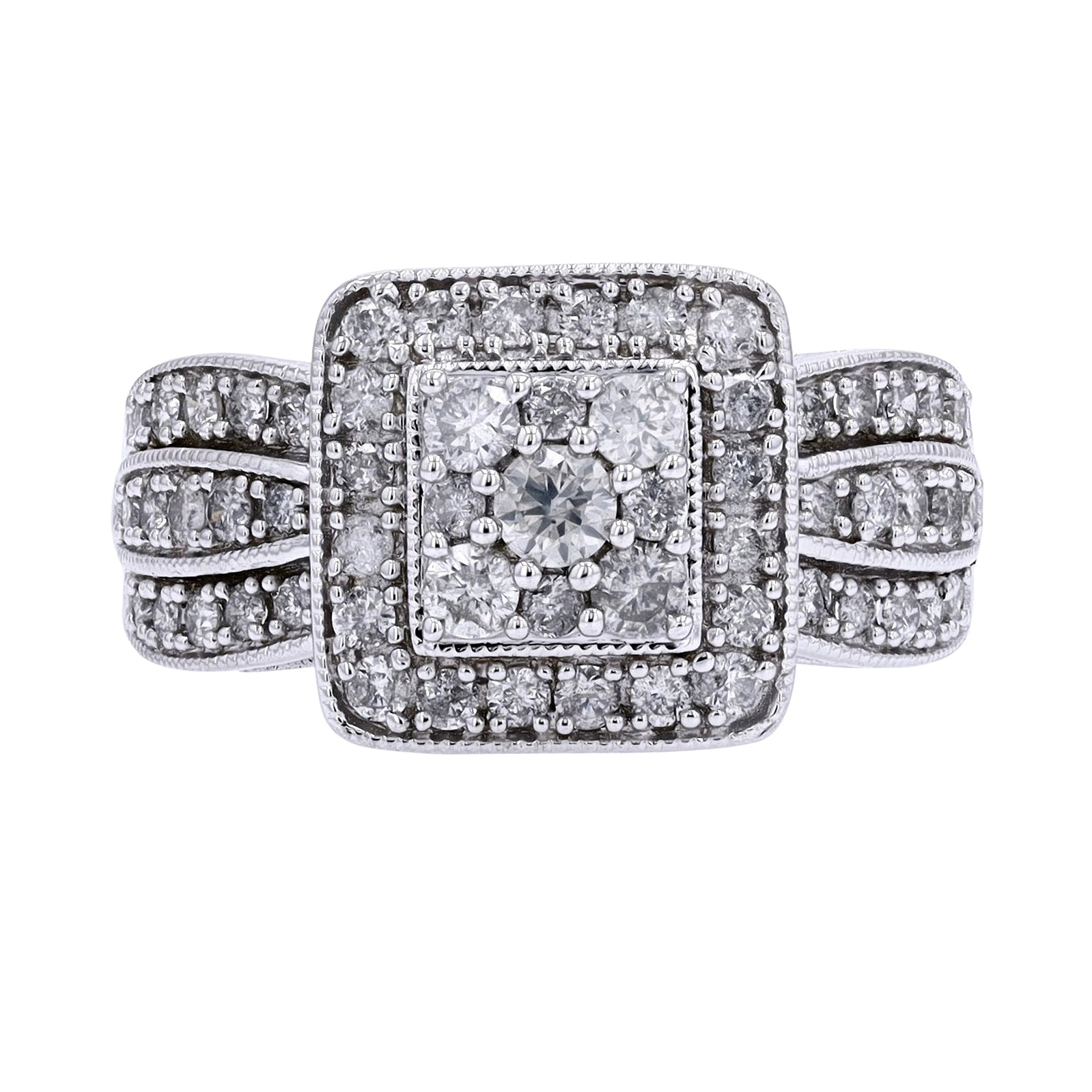 10K WG 1 CT Diamond Ring