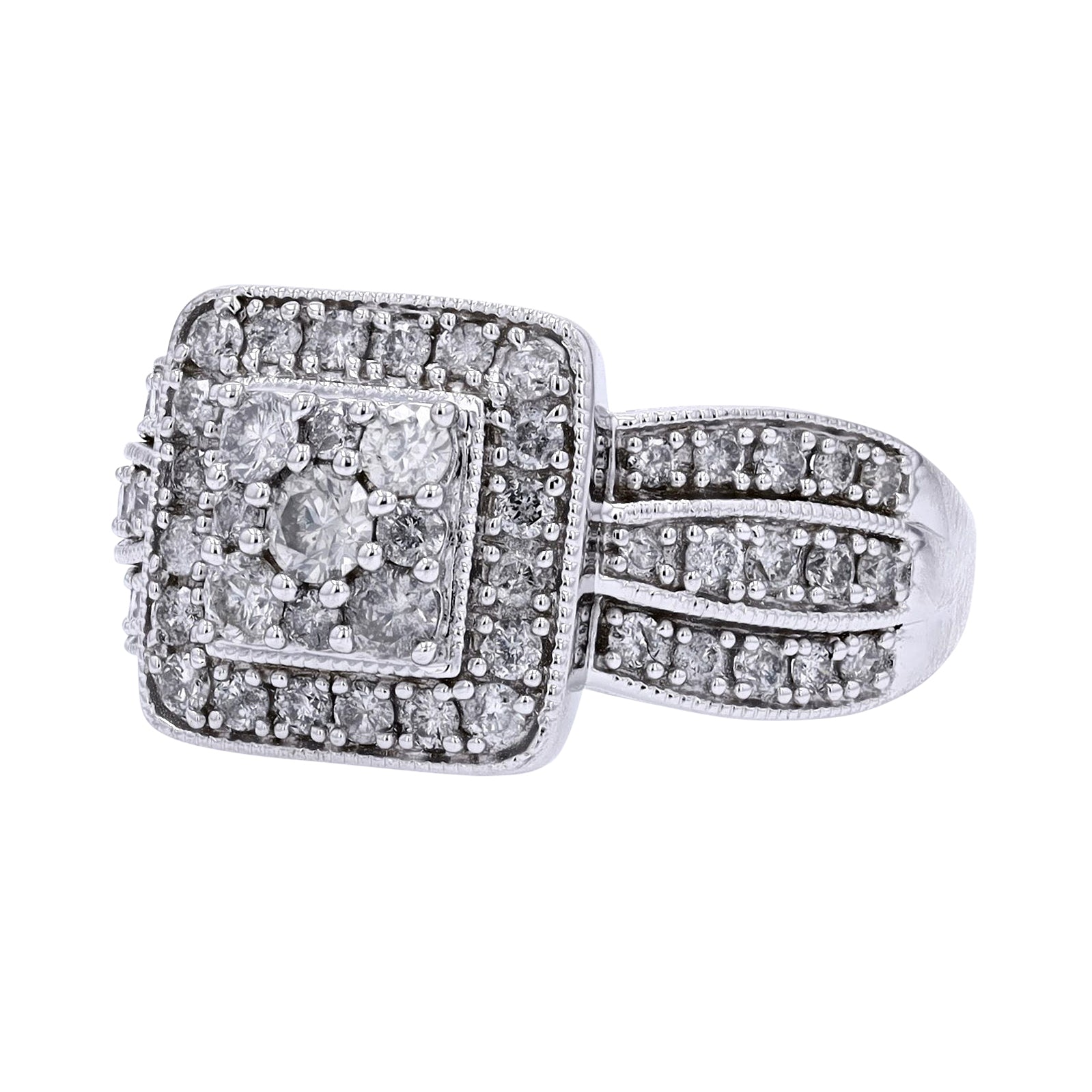 10K WG 1 CT Diamond Ring