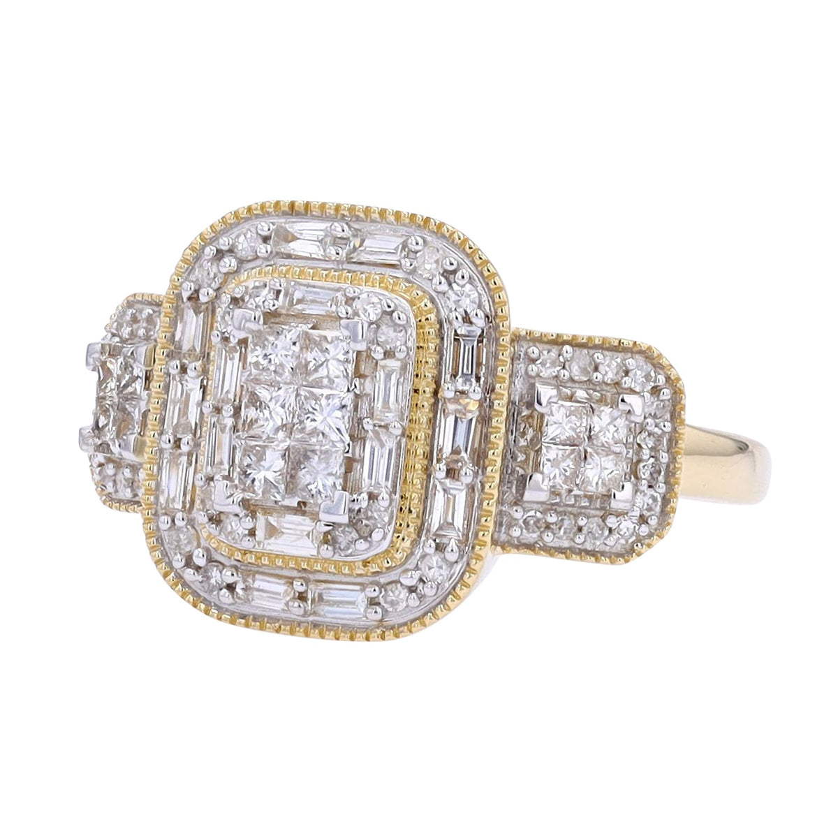 14K 1 CT Diamond Cocktail Ring<p><strong>More Colors Available</p></strong>