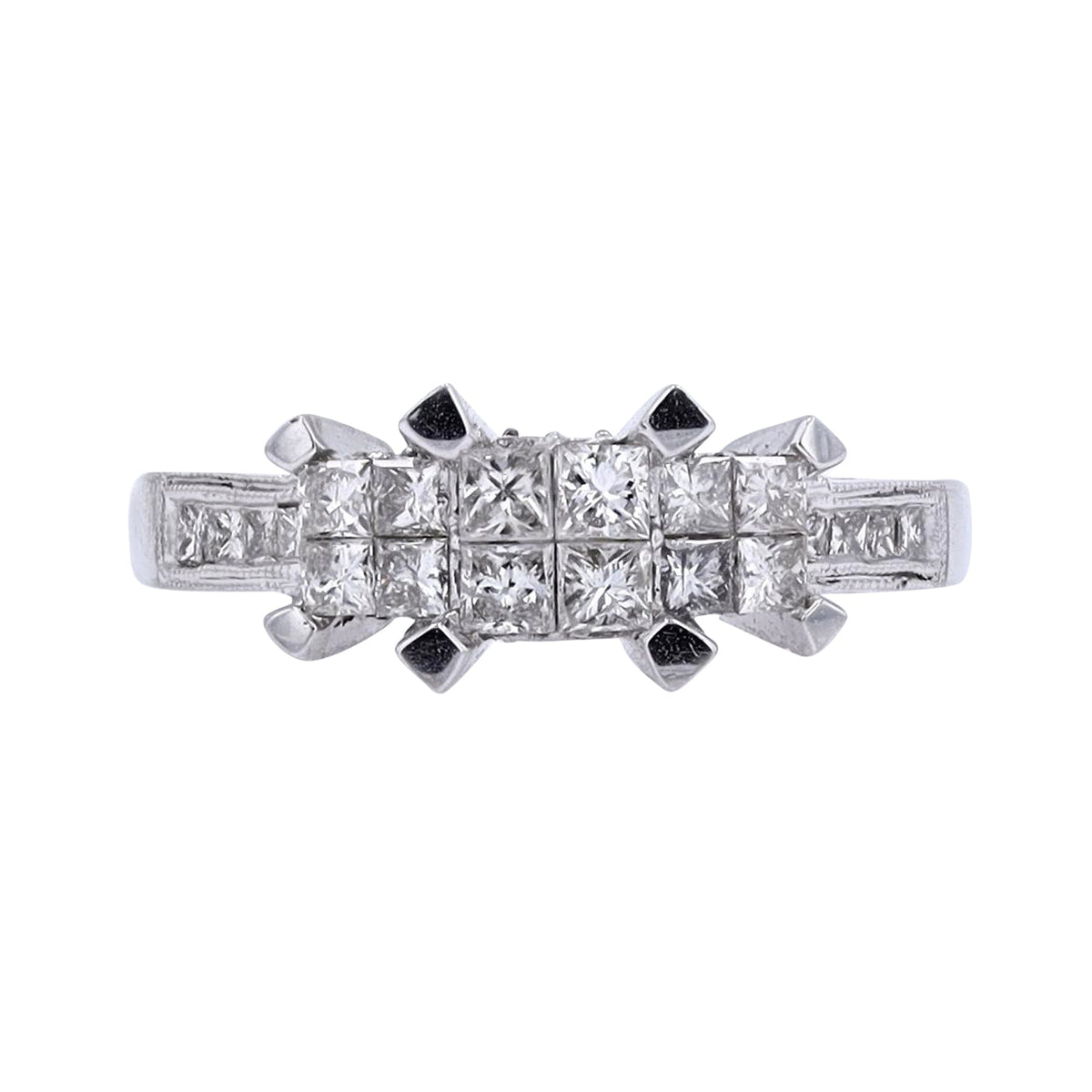 14K WG 1 CTW Diamond Ring