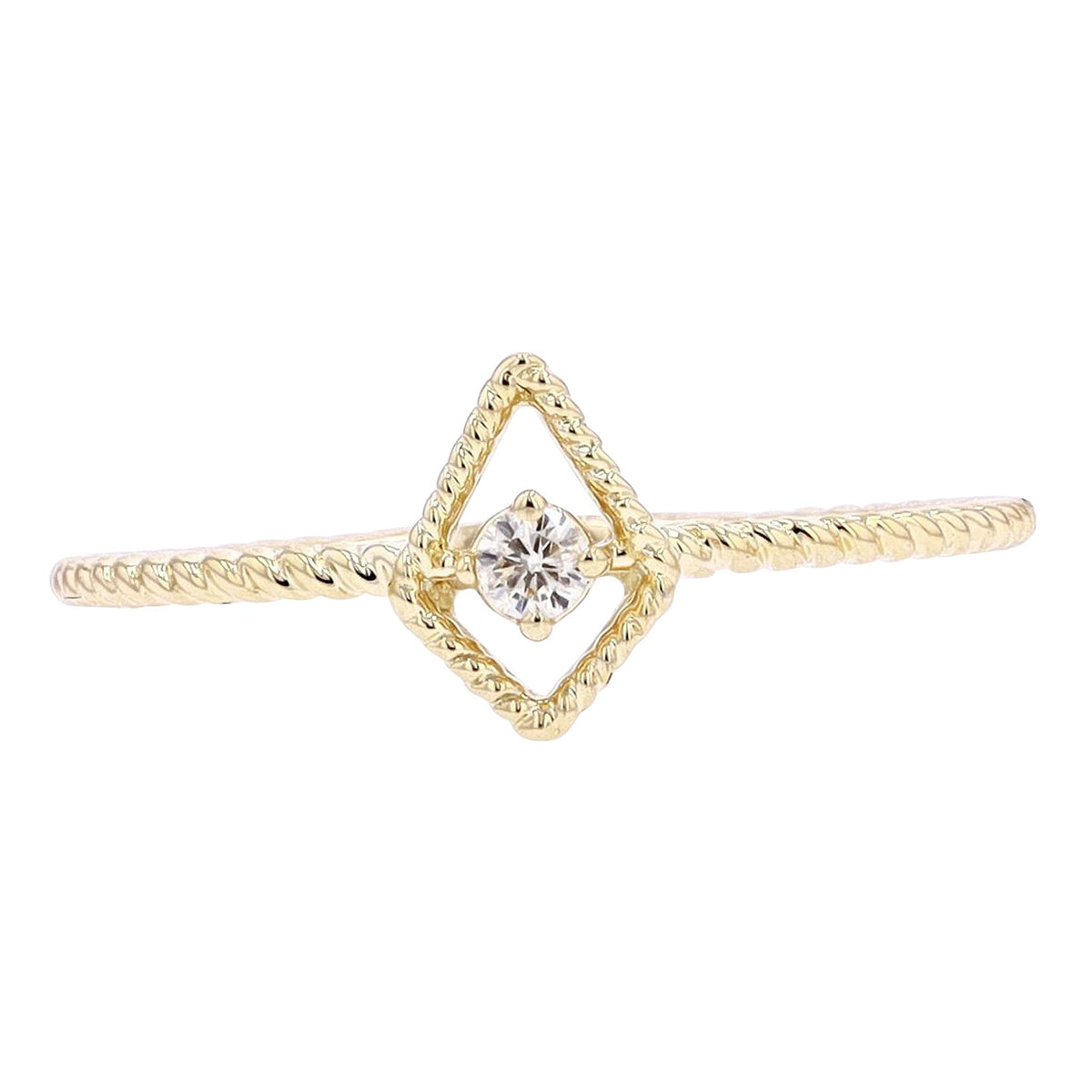 14K Solitaire Ring<p><strong>More Colors Available</p></strong>