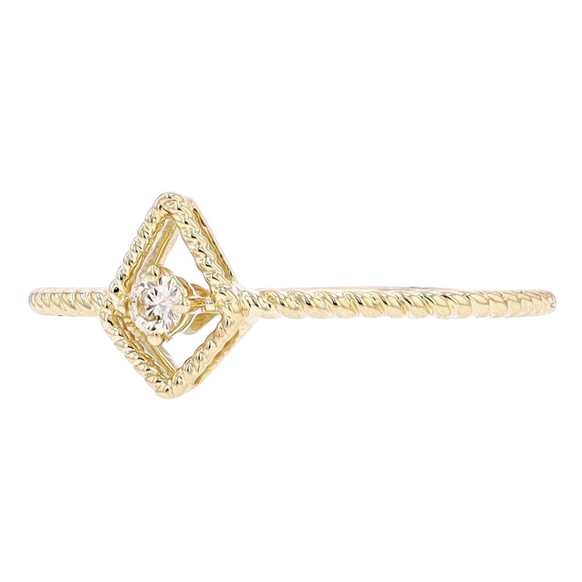 14K Solitaire Ring<p><strong>More Colors Available</p></strong>