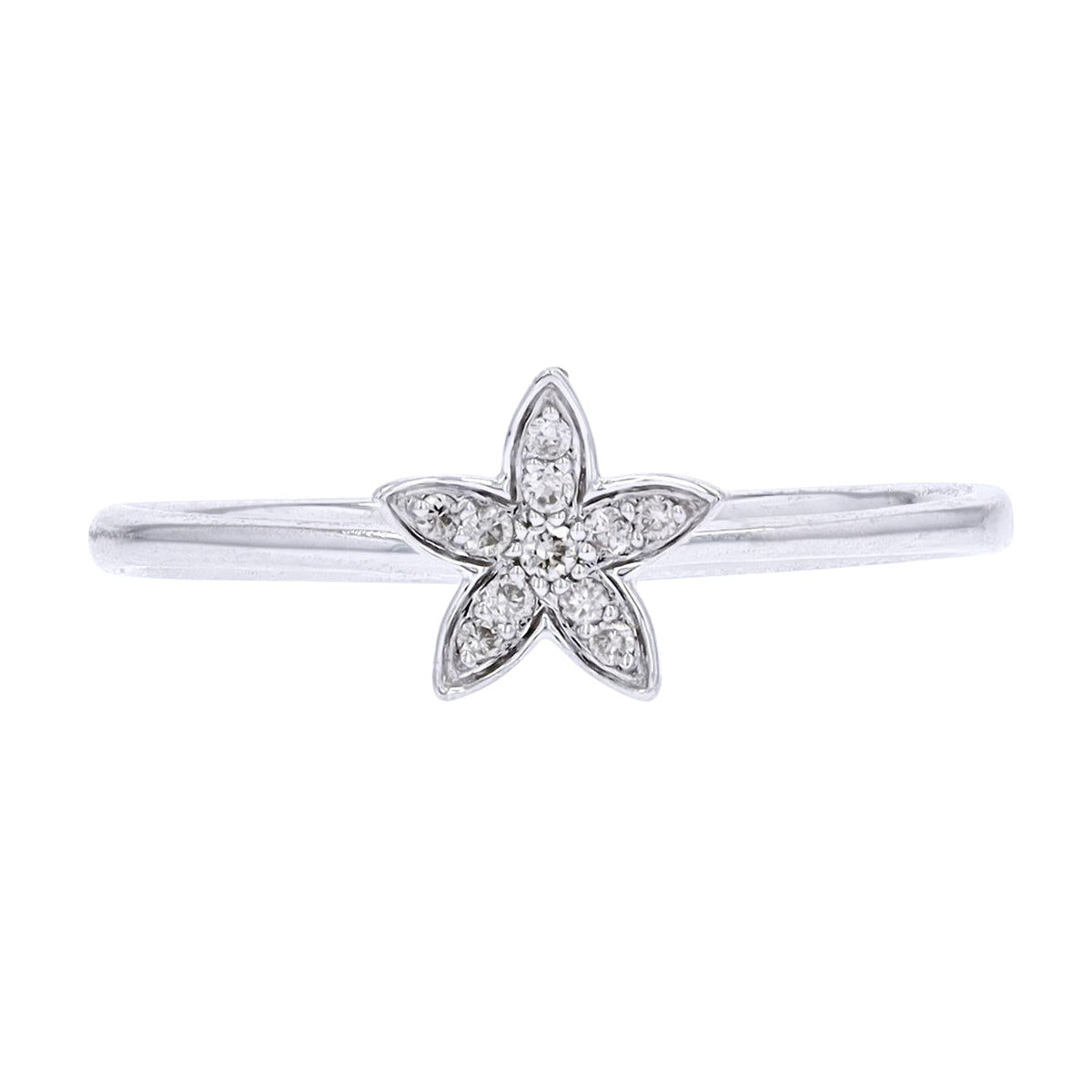 14K Diamond Star Ring<p><strong>More Colors Available</p></strong>