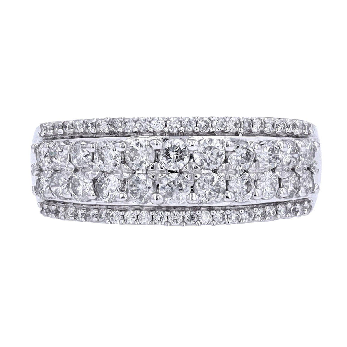 14K WG 1 CT Wide Diamond Band<p><strong>$549</p></strong>