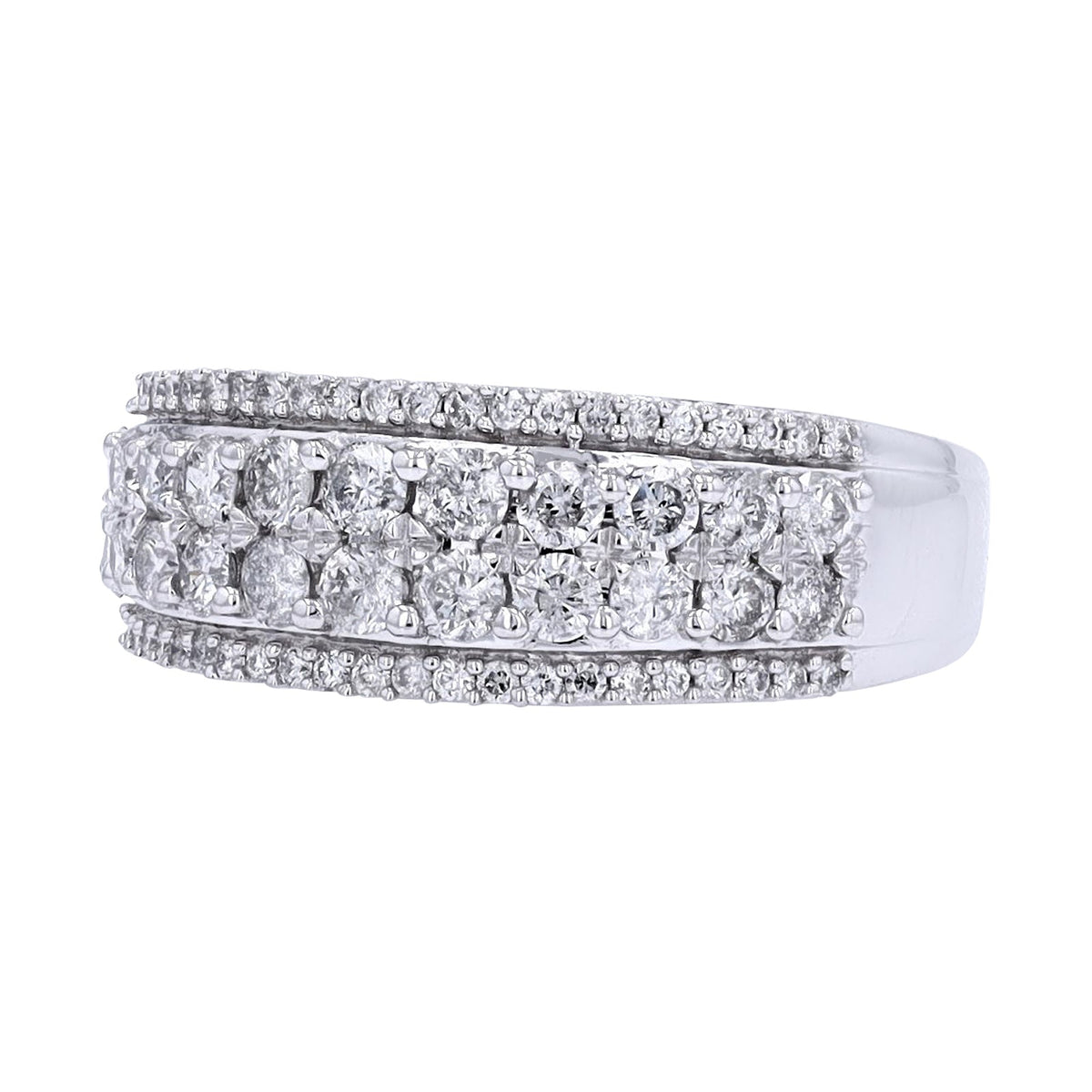14K WG 1 CT Wide Diamond Band<p><strong>$549</p></strong>