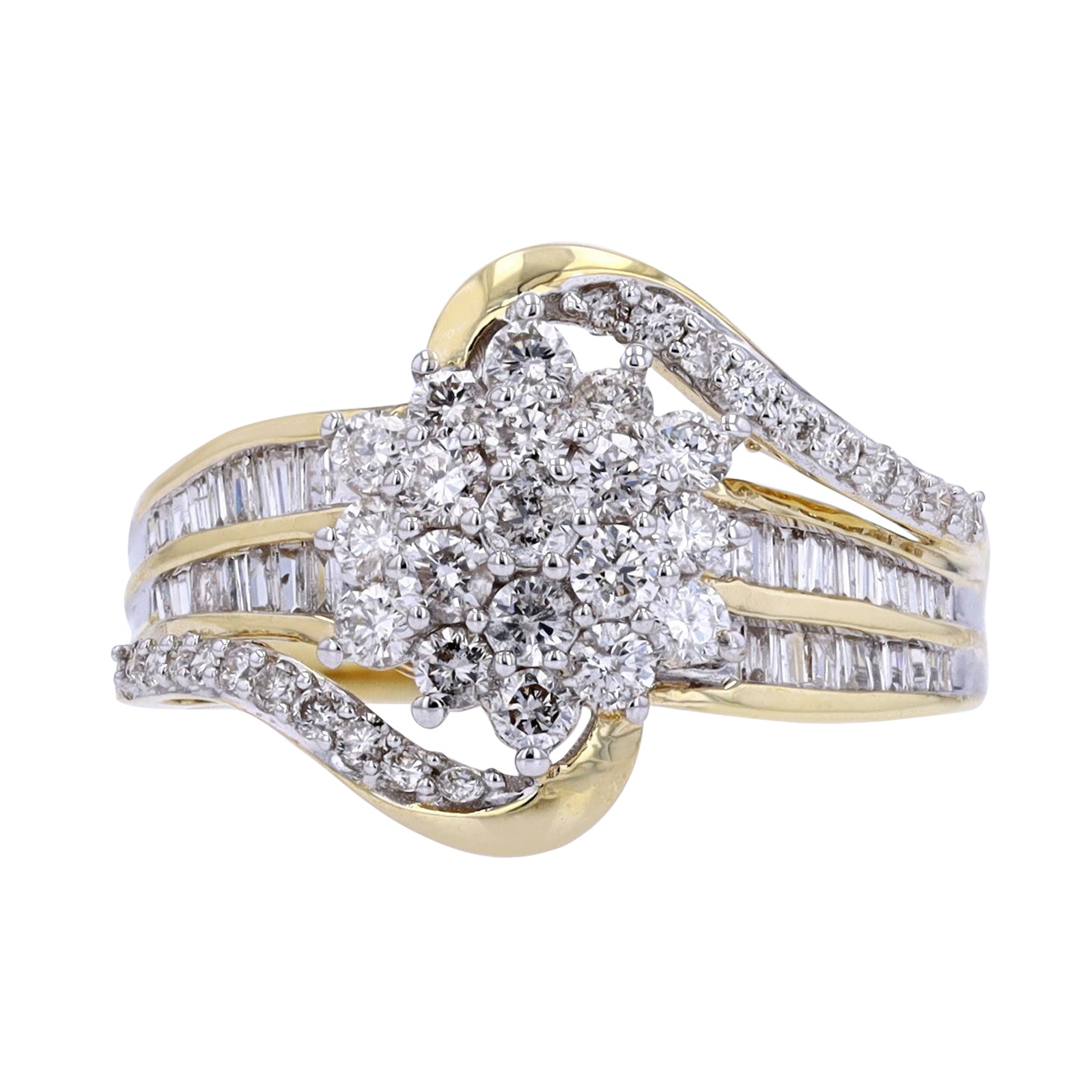 10K 1 CT Diamond Ring<p><strong>More Colors Available</p></strong>