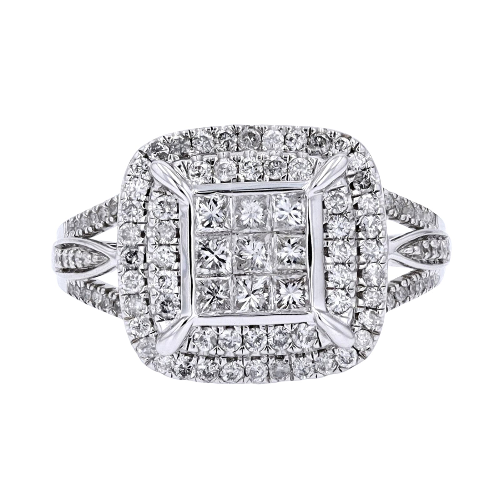 10K WG 1 CT Diamond Ring